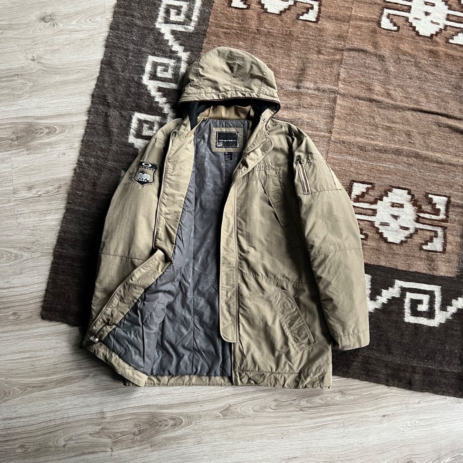 Oakley Oakley Vintage Insulated Jacket Ripstop Tactical 9764AC Size US L / EU 52-54 / 3 - 2 Thumbnail