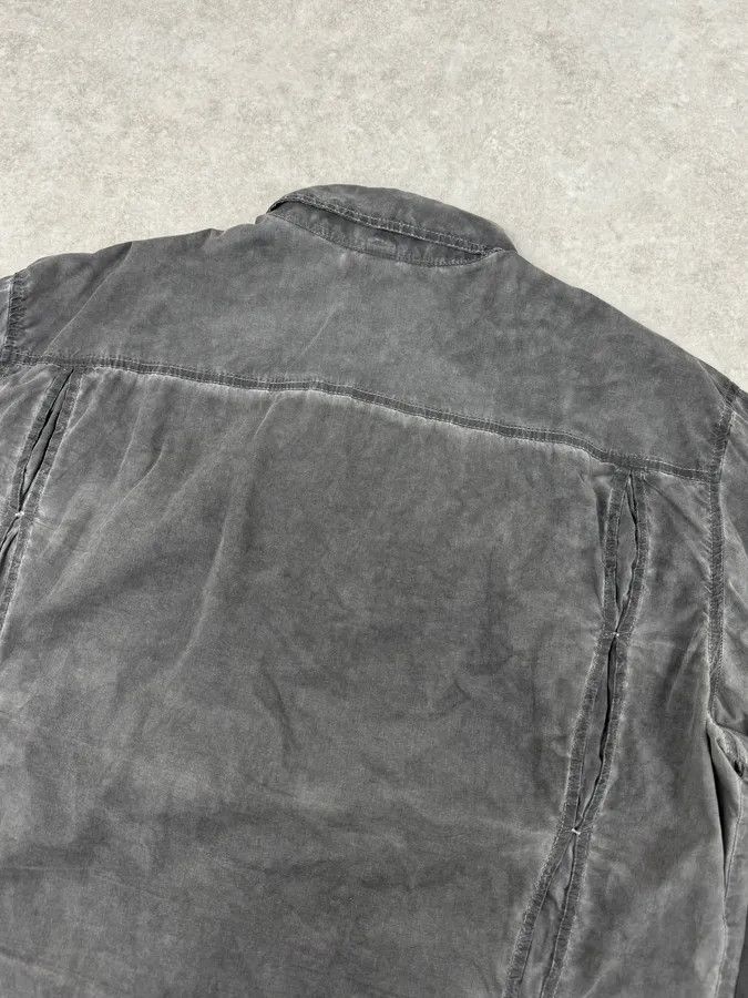 Dirk Bikkembergs AW2010 Dirk Bikkembergs Grey Washed Pleats Shirt Size US L / EU 52-54 / 3 - 6 Thumbnail