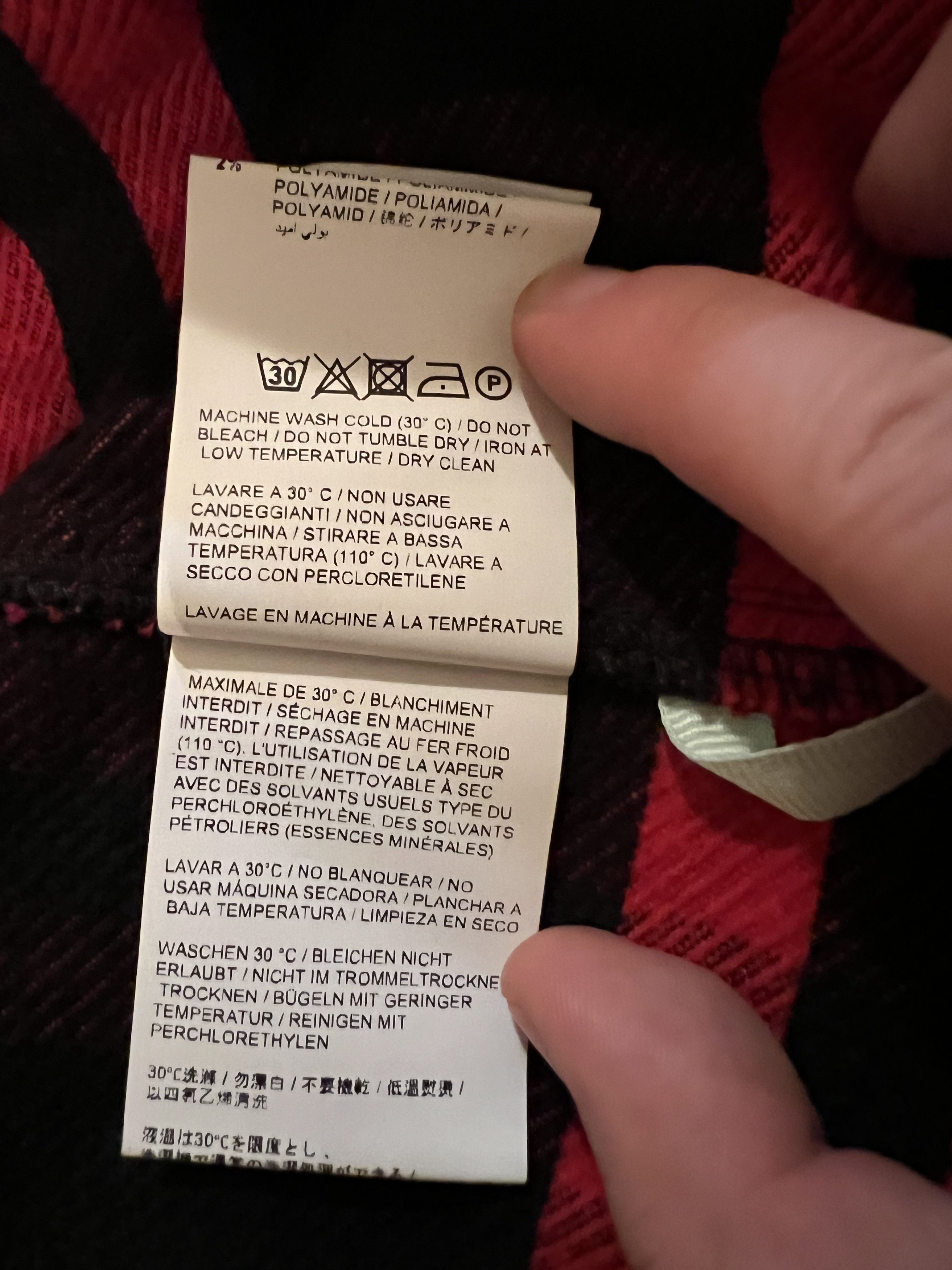 Off-White Off-White Red Flannel Shirt "99" Size US S / EU 44-46 / 1 - 11 Thumbnail