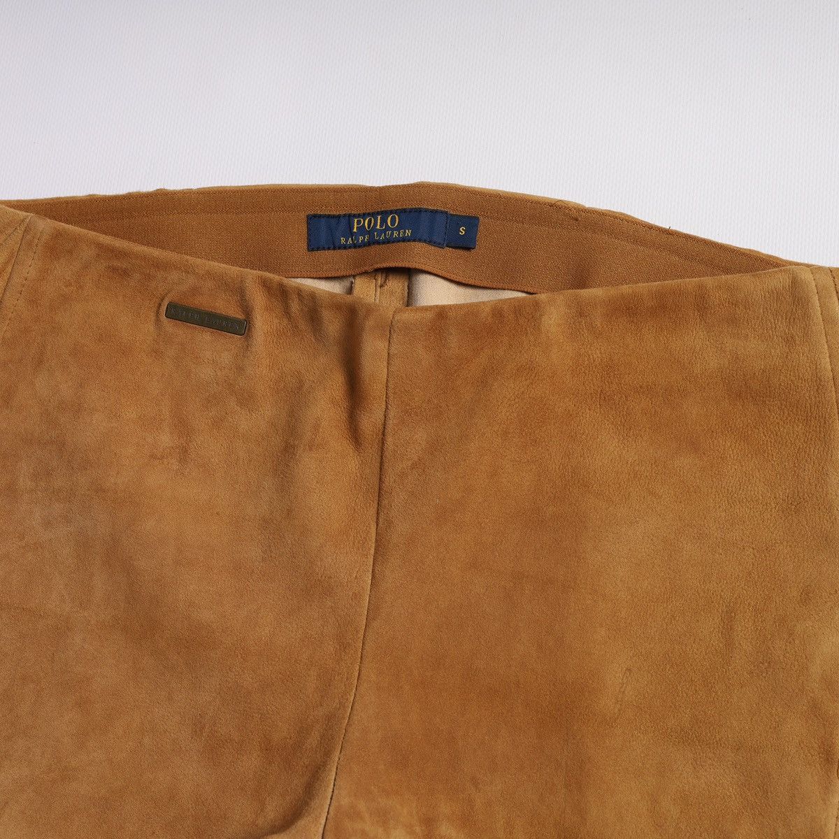 Polo Ralph Lauren Ralph Lauren Suede Brown Soft Leather Pants Size 26" / US 2 / IT 38 - 6 Thumbnail