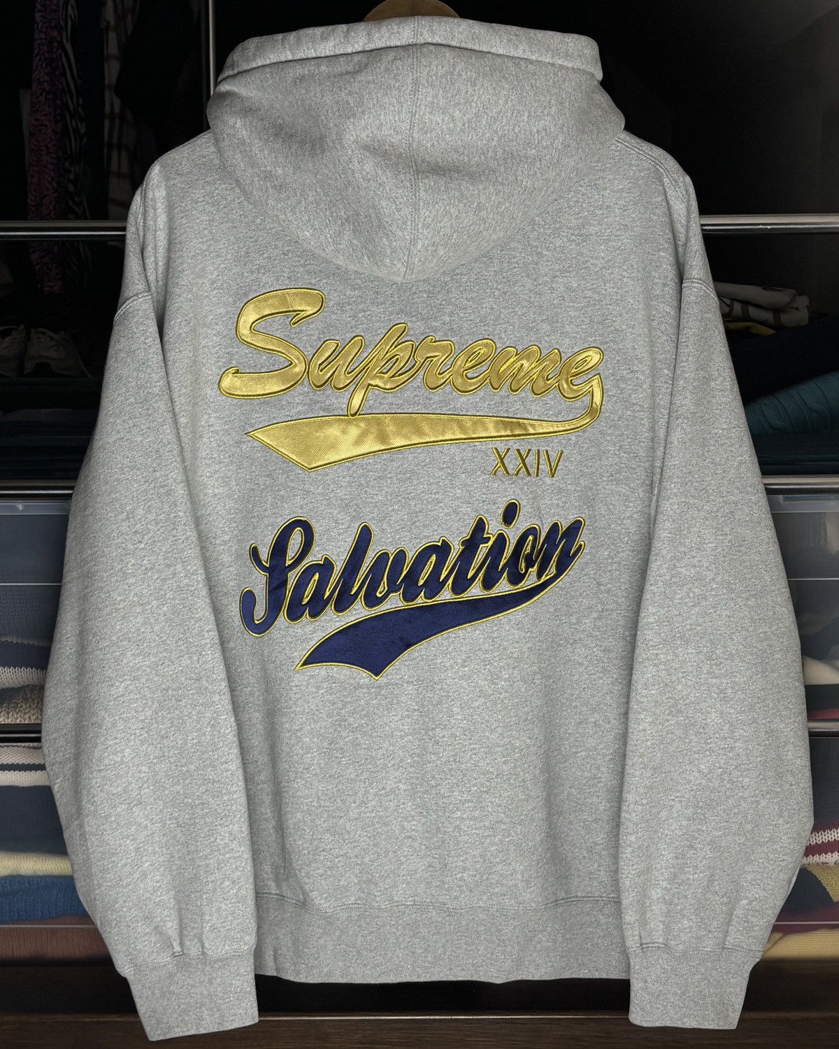 Supreme Supreme SS24 Salvation Zip Up Hoodie Sweatshirt Rare Size US XL / EU 56 / 4 - 6 Thumbnail