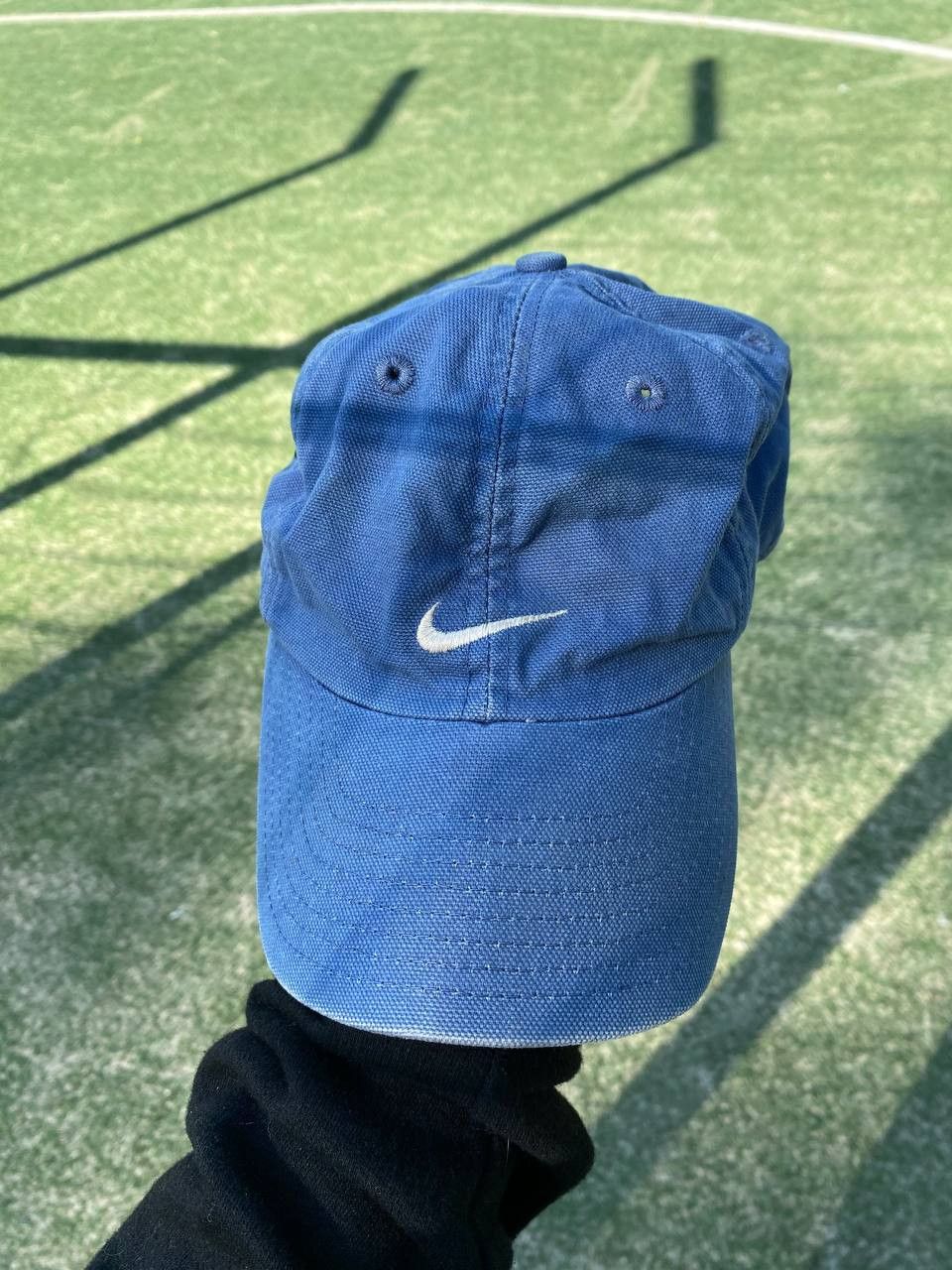 Nike × Vintage Vintage Y2K Mans Nike Cap Double Swoosh Made in Taiwan Size ONE SIZE - 5 Thumbnail