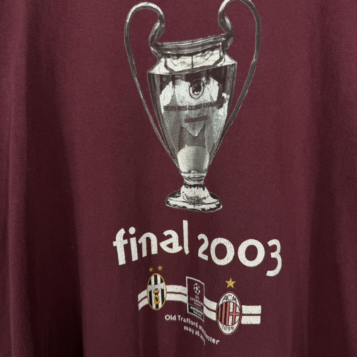 Vintage Vintage 2003 Champions League Final T-Shirt Juventus vs Milan Size US L / EU 52-54 / 3 - 4 Thumbnail