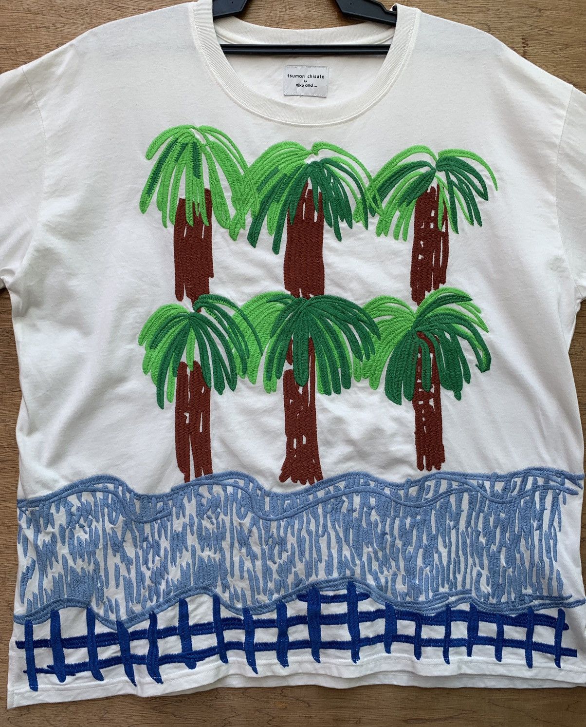 Issey Miyake Tsumori Chisato x Niko and… Embroidered View Print T Shirt Size XL / US 12-14 / IT 48-50 - 7 Thumbnail