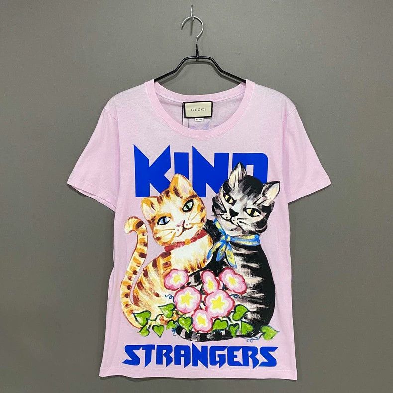Gucci Gucci Pink cat short sleeves 2506-Nextarrow Size XXS / US 00 / IT 34 - 1 Thumbnail