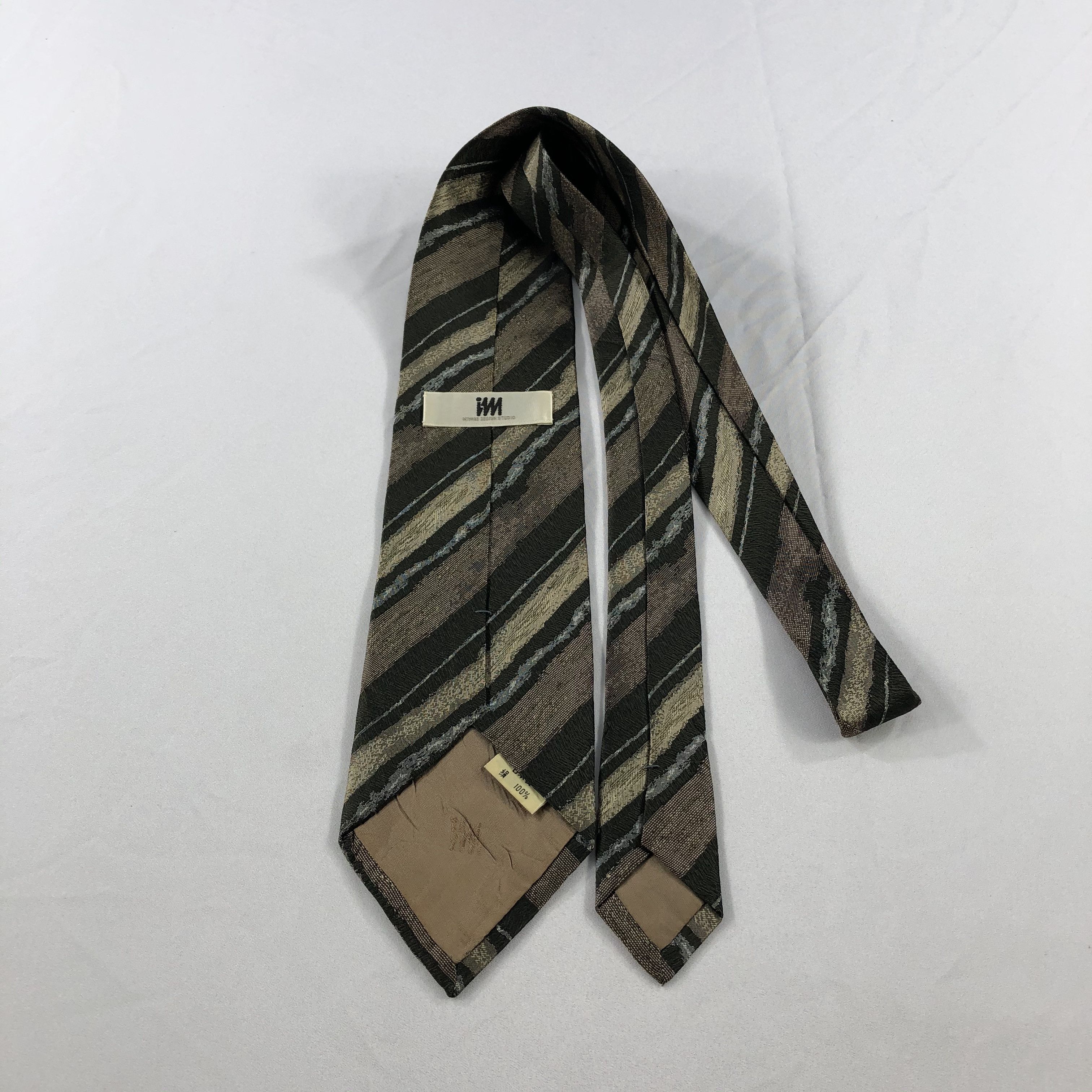 Issey Miyake Issey Miyake Silk Neck Ties T82 Size ONE SIZE - 2 Thumbnail