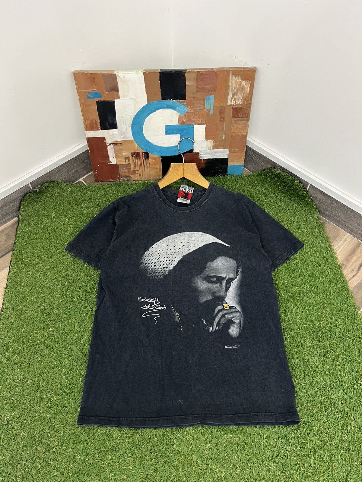 Bob Marley Vintage 2004 Bob Marley Natty Dread Rasta Rap Tee Size US M / EU 48-50 / 2 - 1 Thumbnail