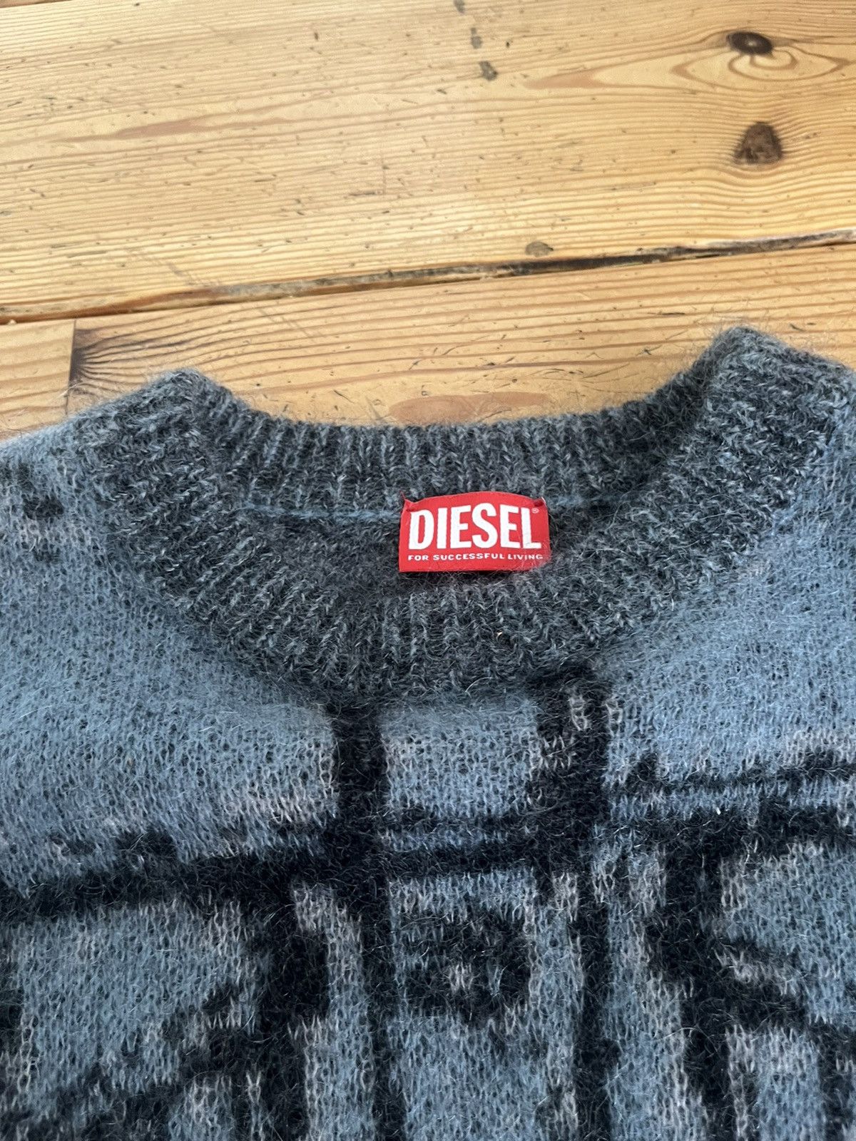 Diesel Diesel Trompe L’Oeil Mohair sweater (K-Patmos) Size US S / EU 44-46 / 1 - 6 Thumbnail