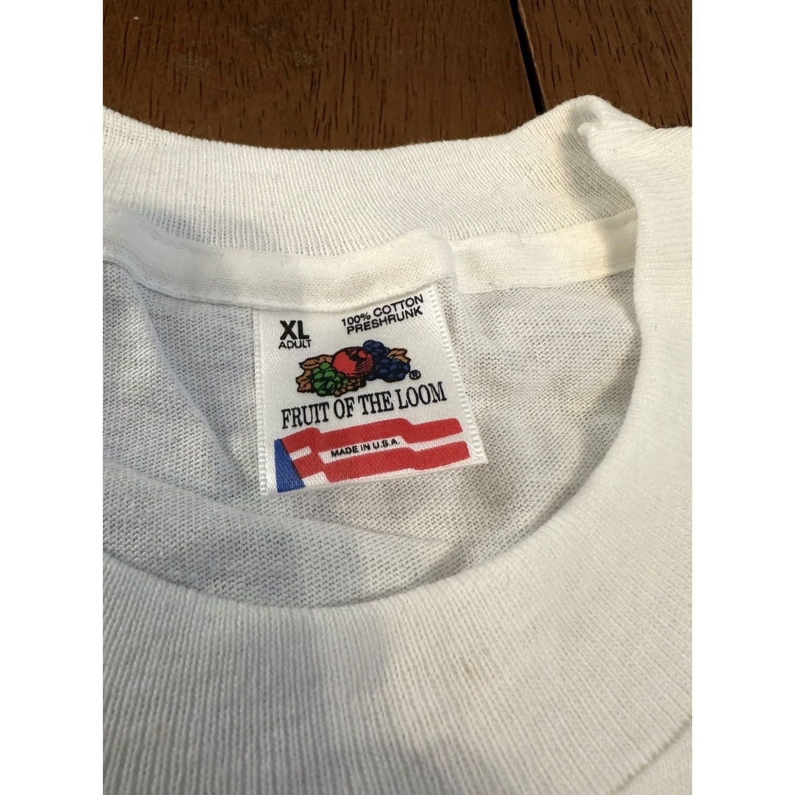 Fruit Of The Loom VINTAGE 90s Payot Paris T Shirt XL Fruit of the Loom White Beauty Spoiled & Pampered Mens Size US XL / EU 56 / 4 - 3 Thumbnail