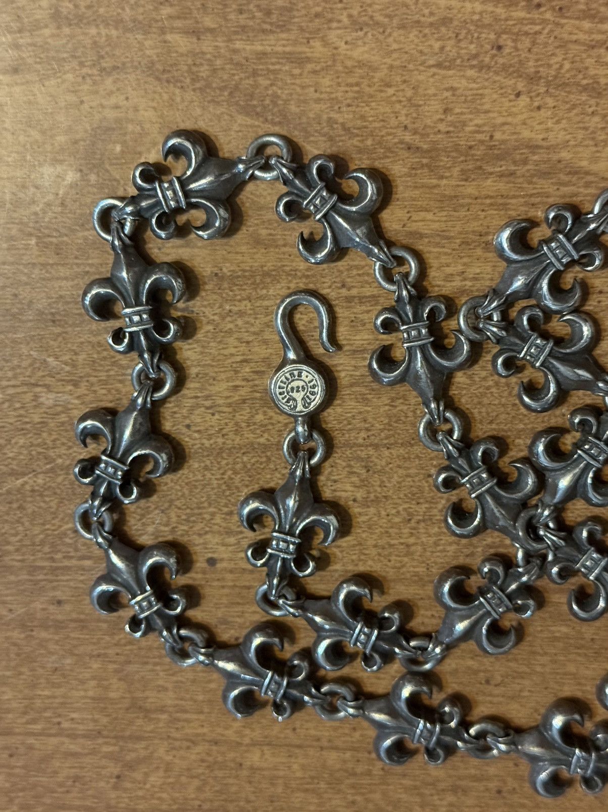 Chrome Hearts BS Fleur De Lis Link Necklace Size ONE SIZE - 3 Thumbnail