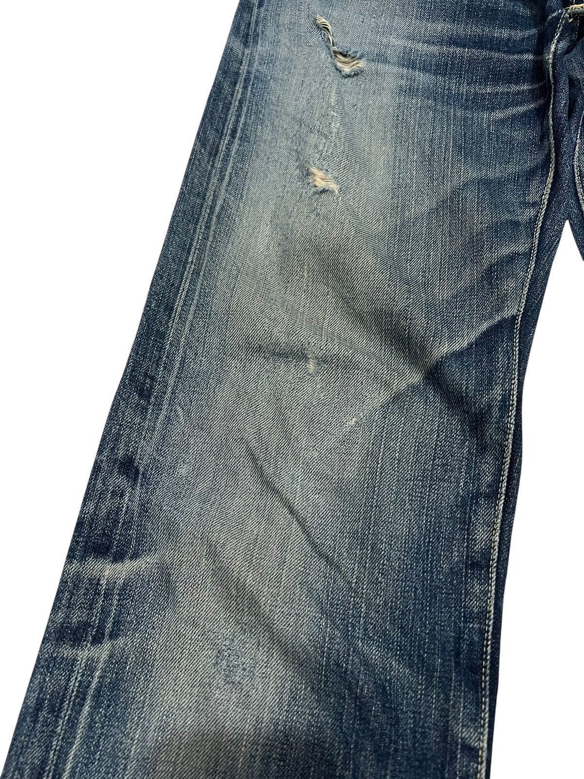 Japanese Brand Vintage Japanese Brand Selvedge Distressed Jean Japan Size US 28 / EU 44 - 4 Thumbnail