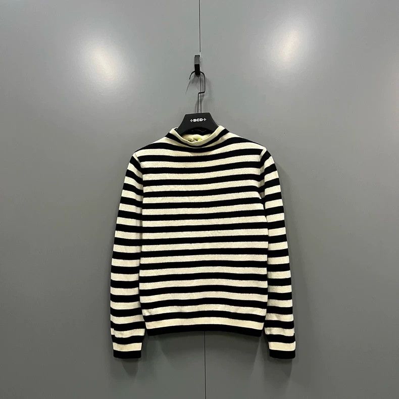 Saint Laurent Paris Saint Laurent Striped Knitted Sweater in Large- DMC Size US L / EU 52-54 / 3 - 1 Thumbnail