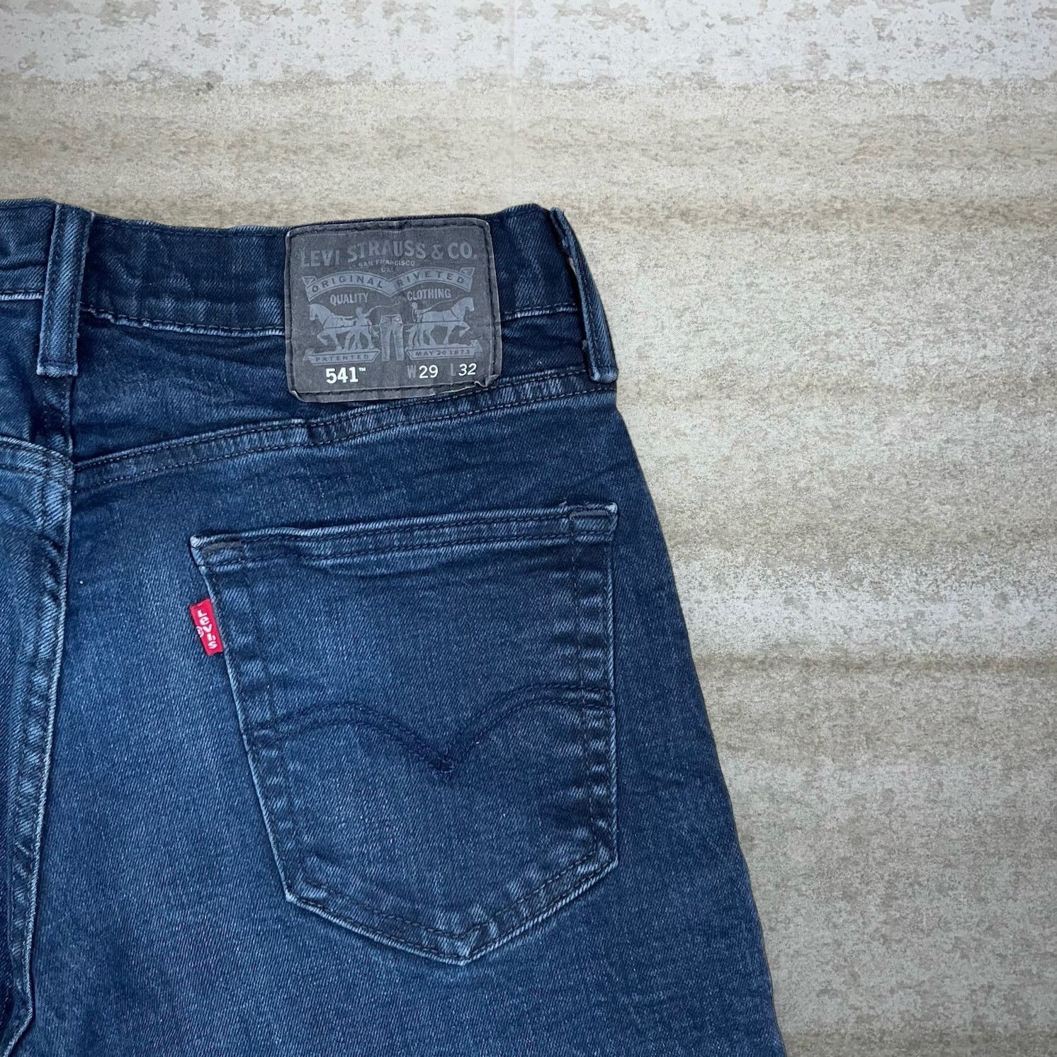 Levi's Vintage Y2K Levis 541 Jeans 29x32 Navy Blue Straight Leg Size US 29 - 3 Thumbnail