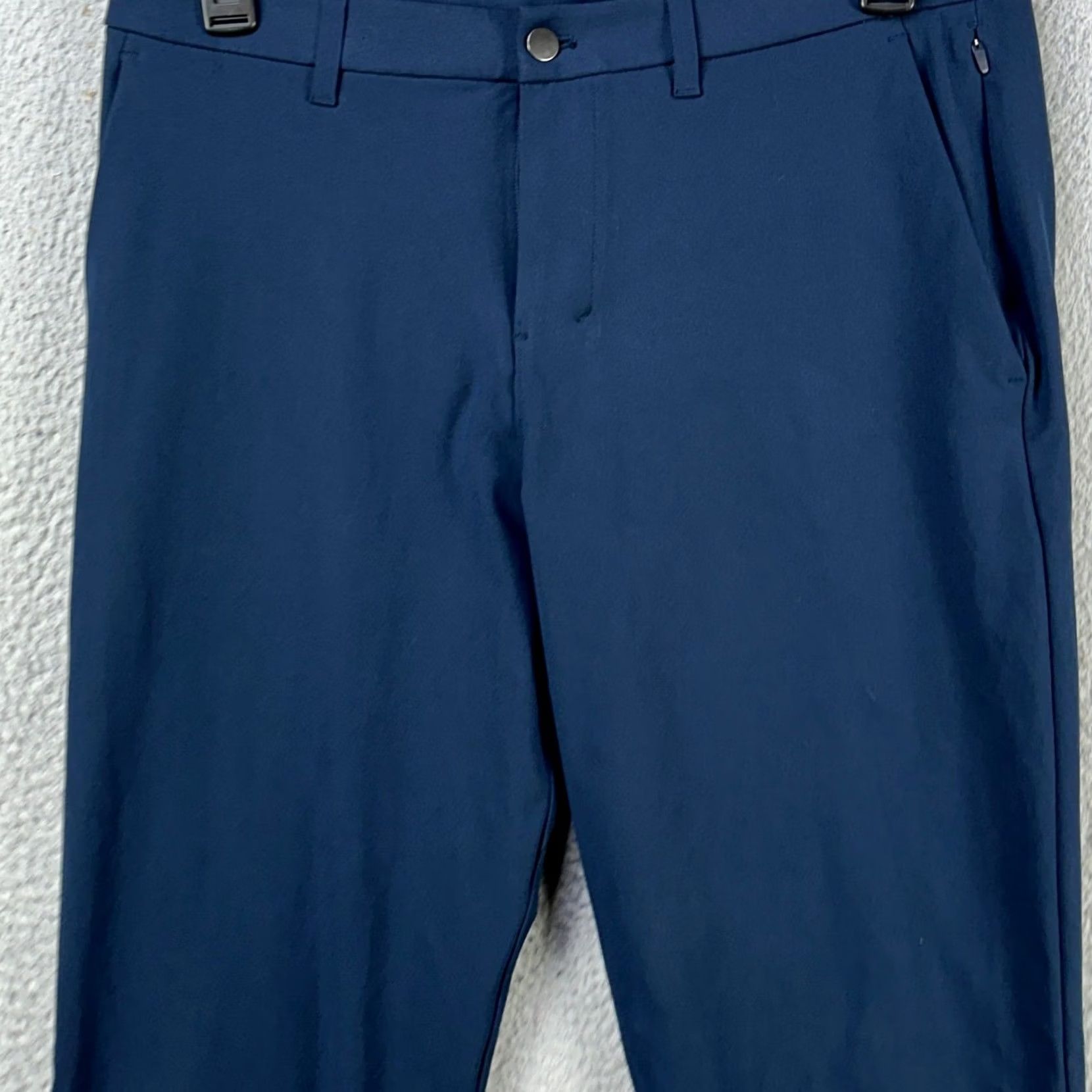 Lululemon Lululemon Golf Pants Mens 33 Navy Blue Flat Front Straight Stretch Outdoor Logo Pants Mens 33 Blue Golf Size US 33 - 2 Thumbnail