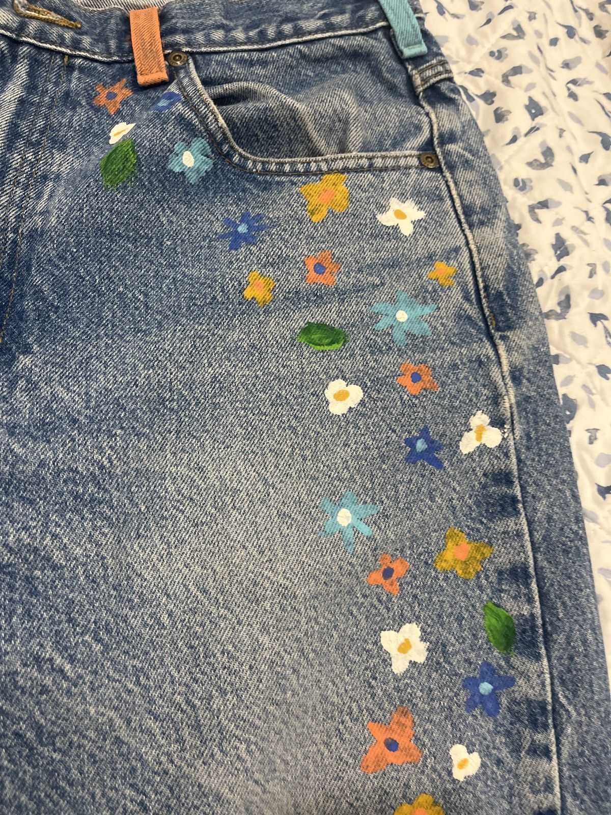 Carhartt Carhartt Custom Bird Floral Denim Size US 34 / EU 50 - 2 Thumbnail