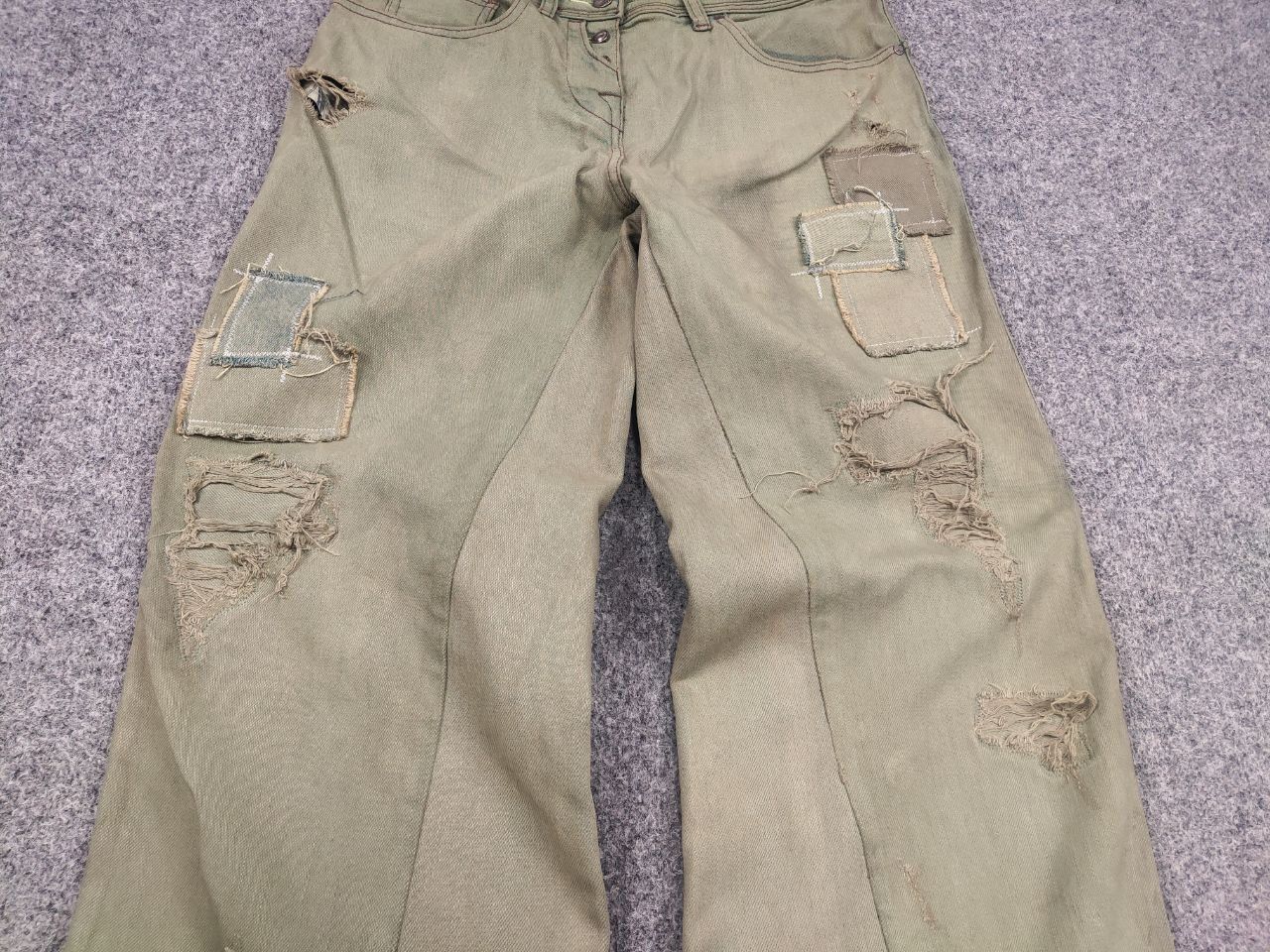 🤢 Miss Sixty Vintage Y2K Baggy Distressed Denim Jeans