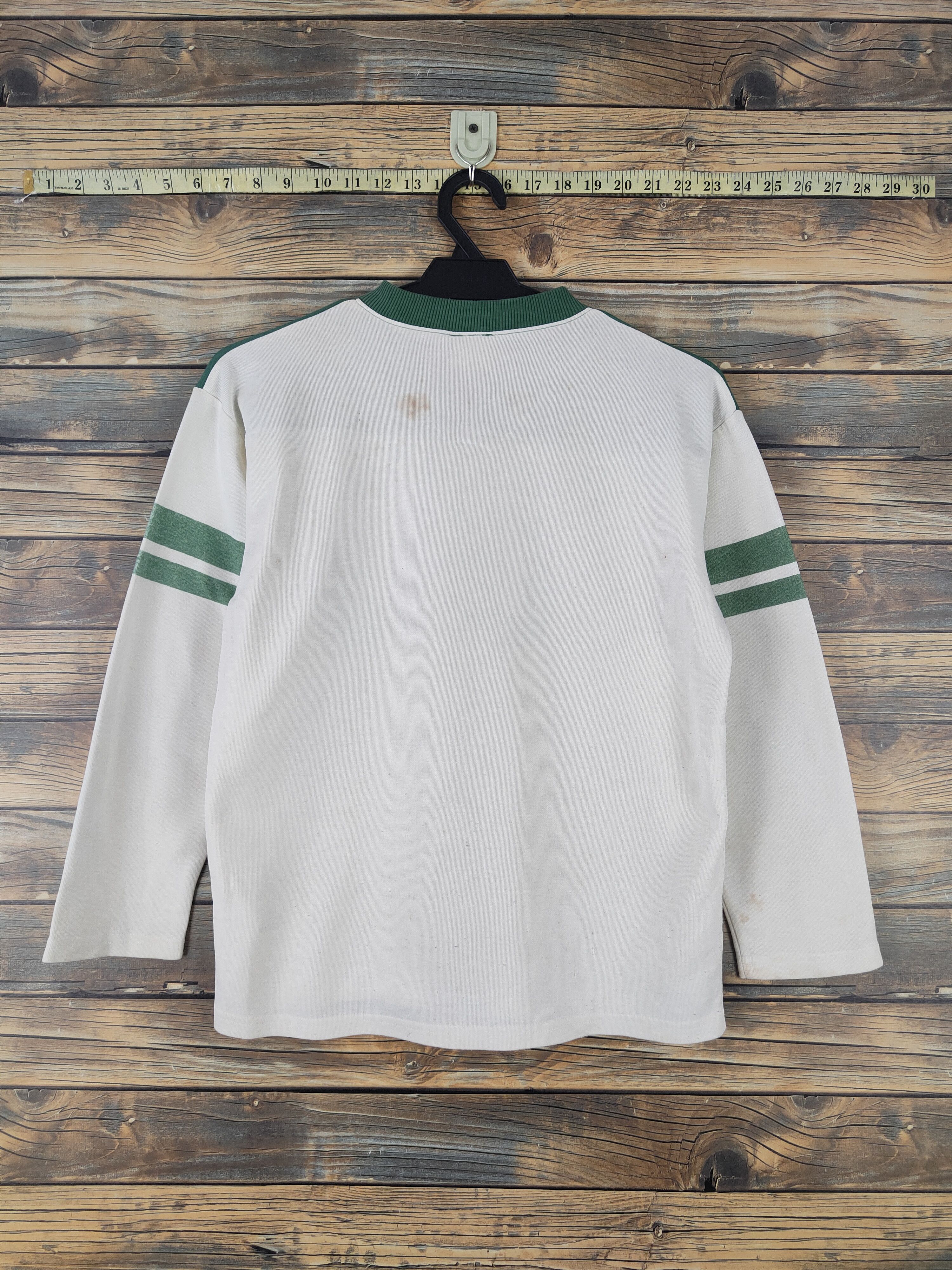Converse DL Converse Green Ivory Long Sleeve T-shirts #643 Size US S / EU 44-46 / 1 - 7 Thumbnail