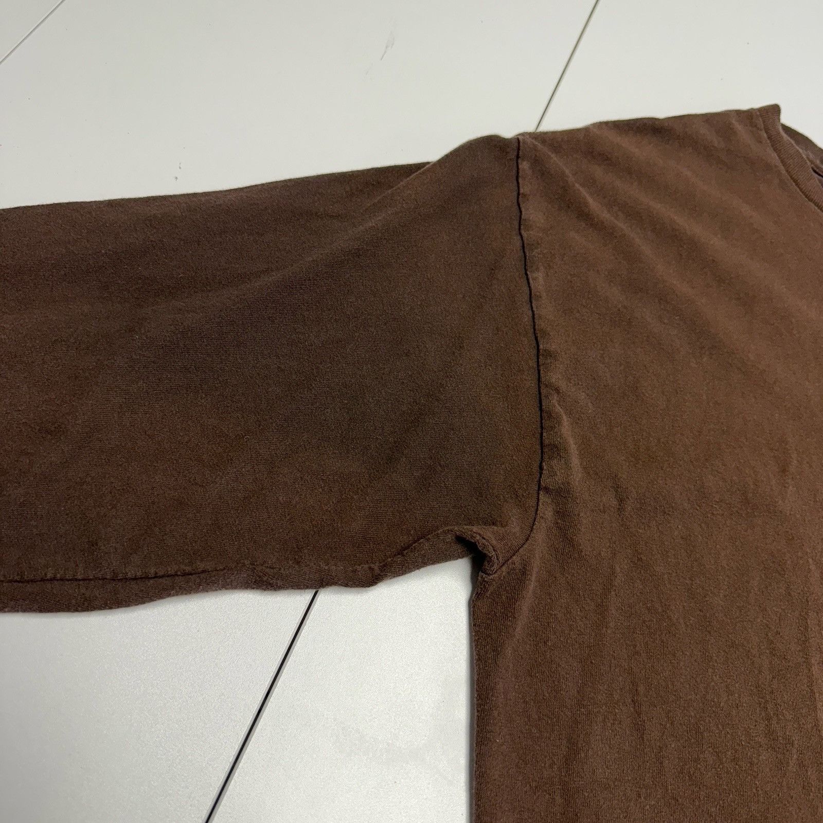 Vintage American Hillclimb Dirtbike T Shirt Brown Long Sleeve Size US XL / EU 56 / 4 - 5 Thumbnail