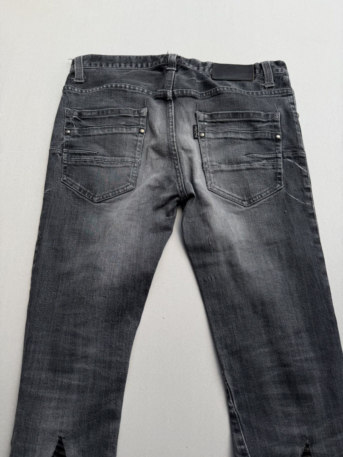 Japanese Brand lace up flare jeans Size US 27 - 7 Thumbnail