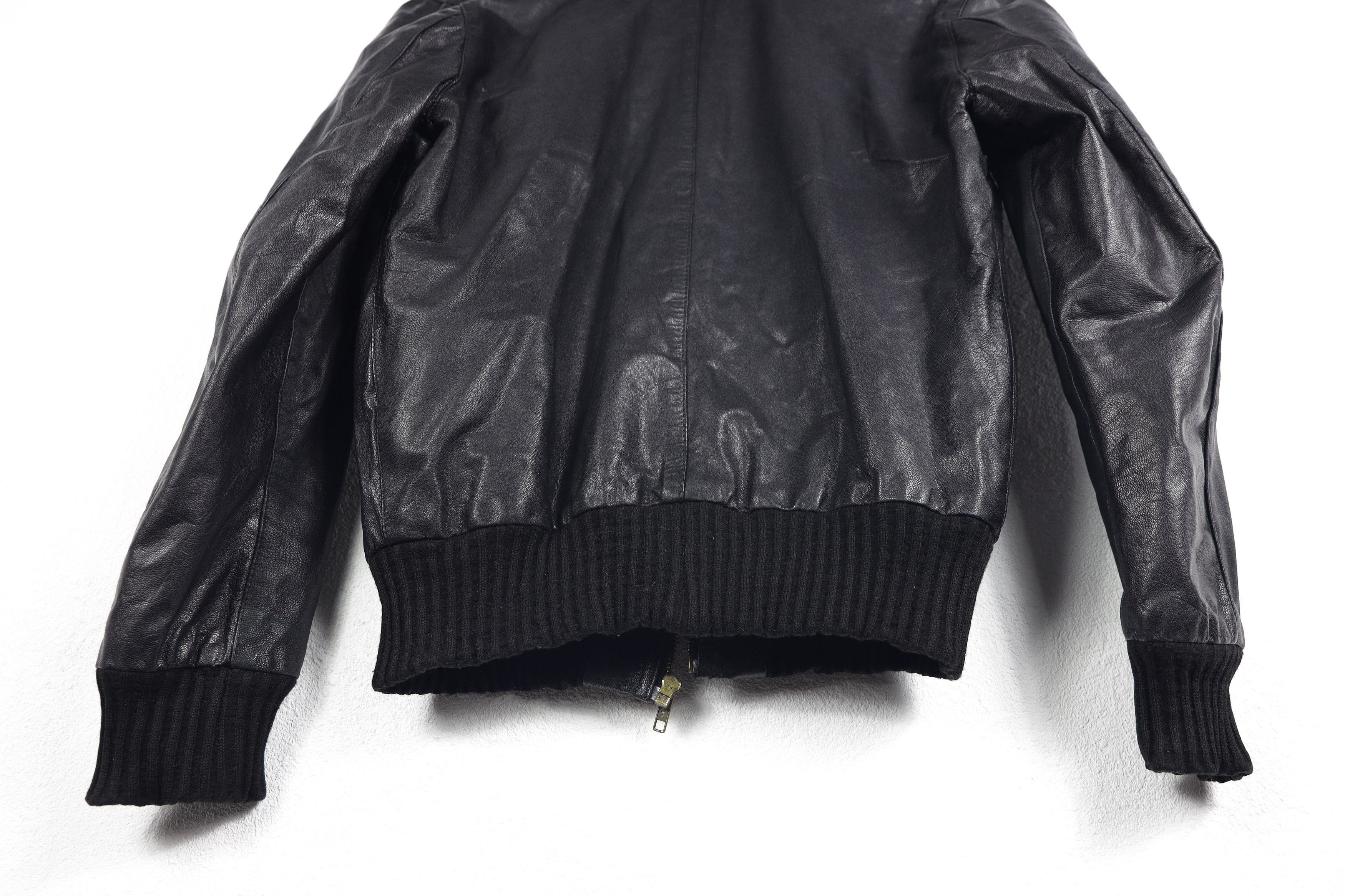 Allsaints All Saints Black Leather Bomber Jacket Small Size US S / EU 44-46 / 1 - 20 Thumbnail