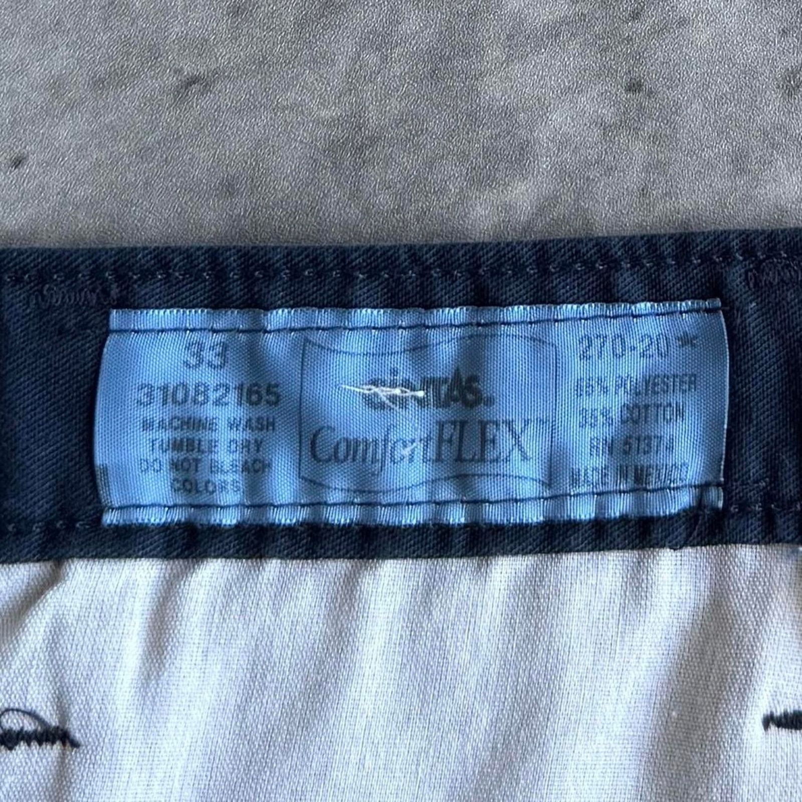 Carhartt × Vintage Vintage Y2K Carhartt Style Navy Blue Distressed Cargo Pants Size US 33 - 3 Thumbnail