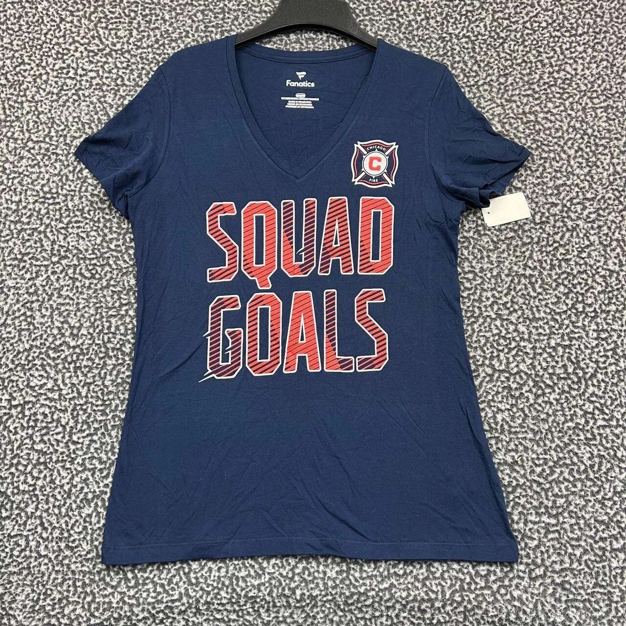 Other Chicago Fire Shirt Women Fanatics Short Sleeve V-Neck New M Size M / US 6-8 / IT 42-44 - 1 Thumbnail