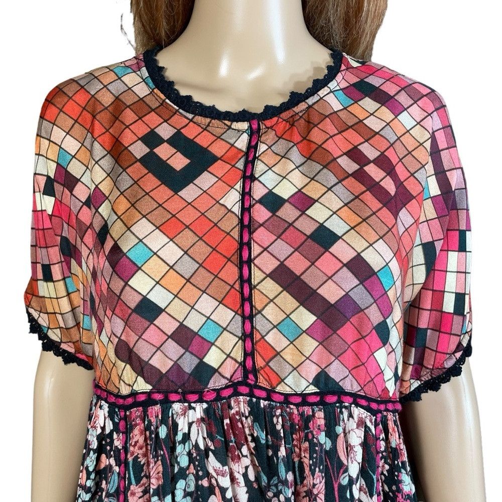Anthropologie Anthropologie Sidonie Embroidered Swing Tunic Size S Size S / US 4 / IT 40 - 3 Thumbnail