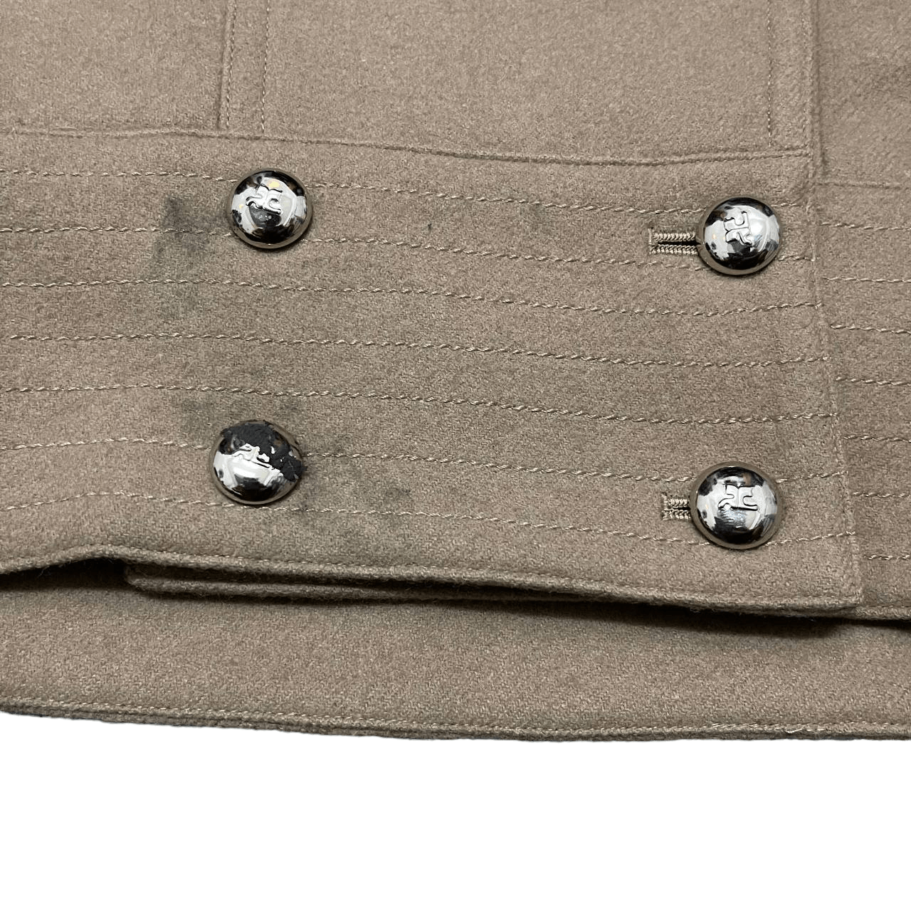 Courreges Vintage Courregers Paris Wool Jacket Size M / US 6-8 / IT 42-44 - 6 Thumbnail
