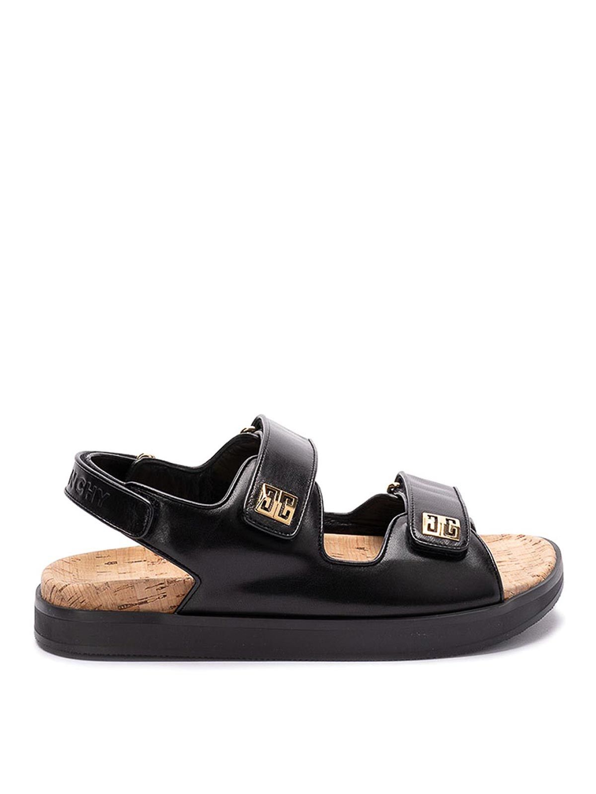 Givenchy o1w1db10825 Sandals in Black Size US 8 / IT 38 - 1 Thumbnail