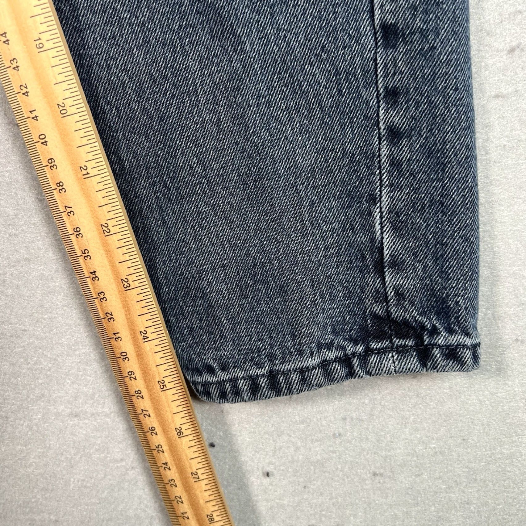 Zara Zara Jeans Womens Size 2 Tapered Leg Black Medium Wash 100% Cotton Size 26" / US 2 / IT 38 - 5 Thumbnail
