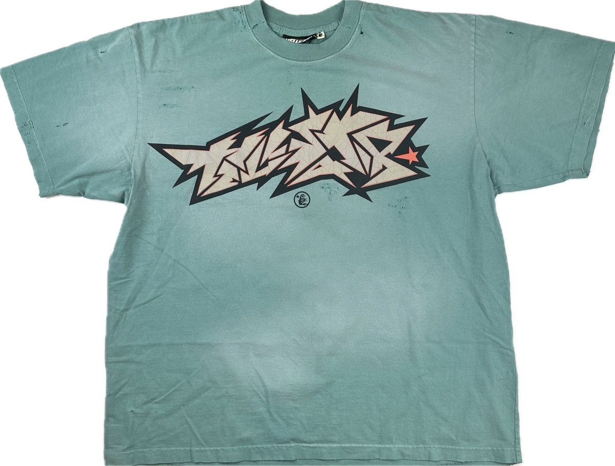 HELLSTAR Hellstar Sample Cracked Print T-shirt 3XL Size US XXL / EU 58 / 5 - 1 Thumbnail