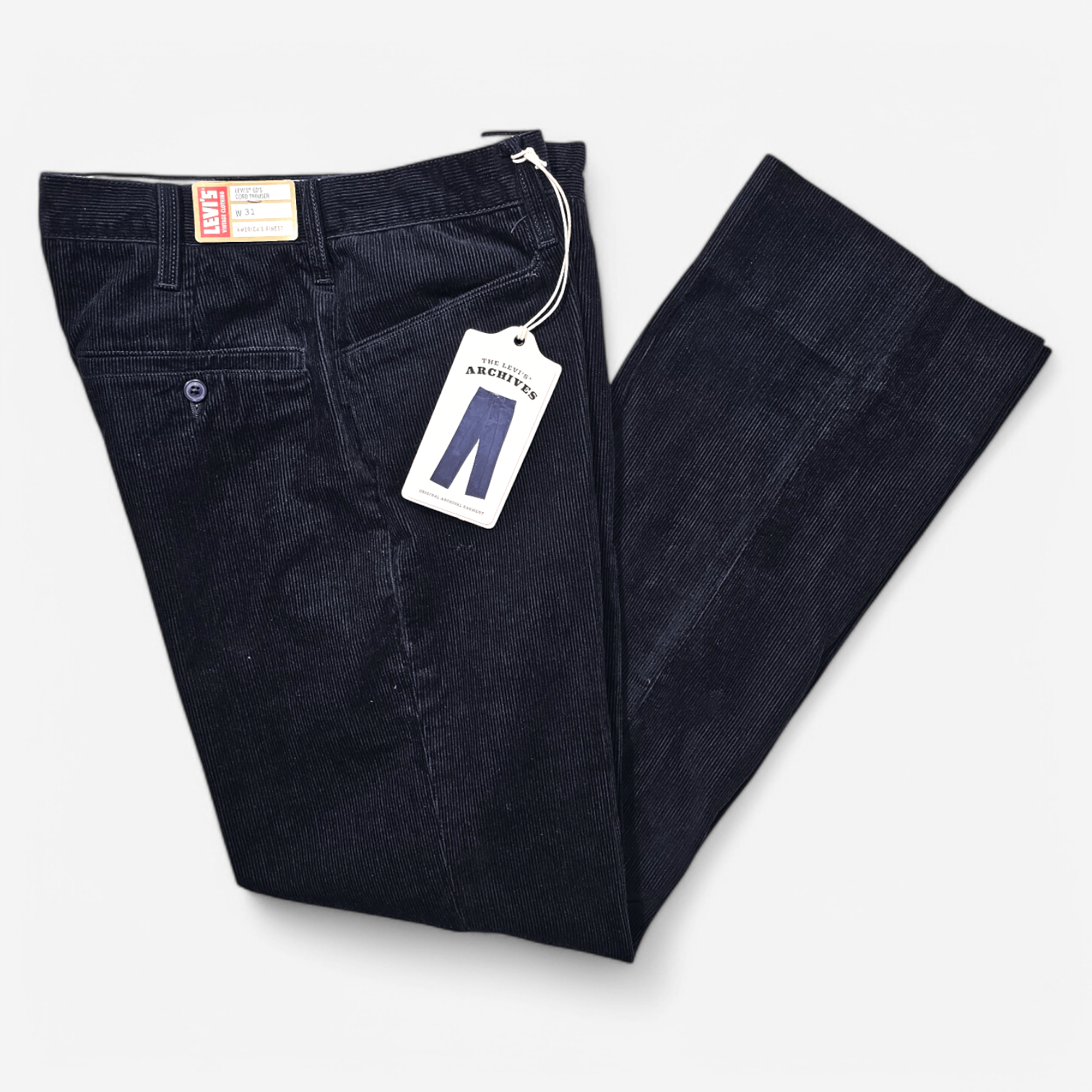Levi's Vintage Clothing LVC Levi's Vintage Clothing 60's Corduroy Trouser Repro FW22 Size US 31 - 2 Thumbnail