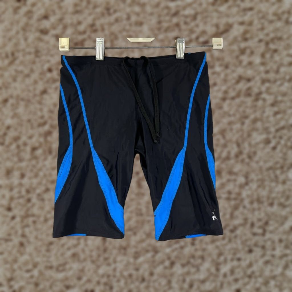 Vintage TYR Bottom Jammer 30 Adult Men Blue Black Polyester Spandex Compression Size US 30 / EU 46 - 1 Thumbnail