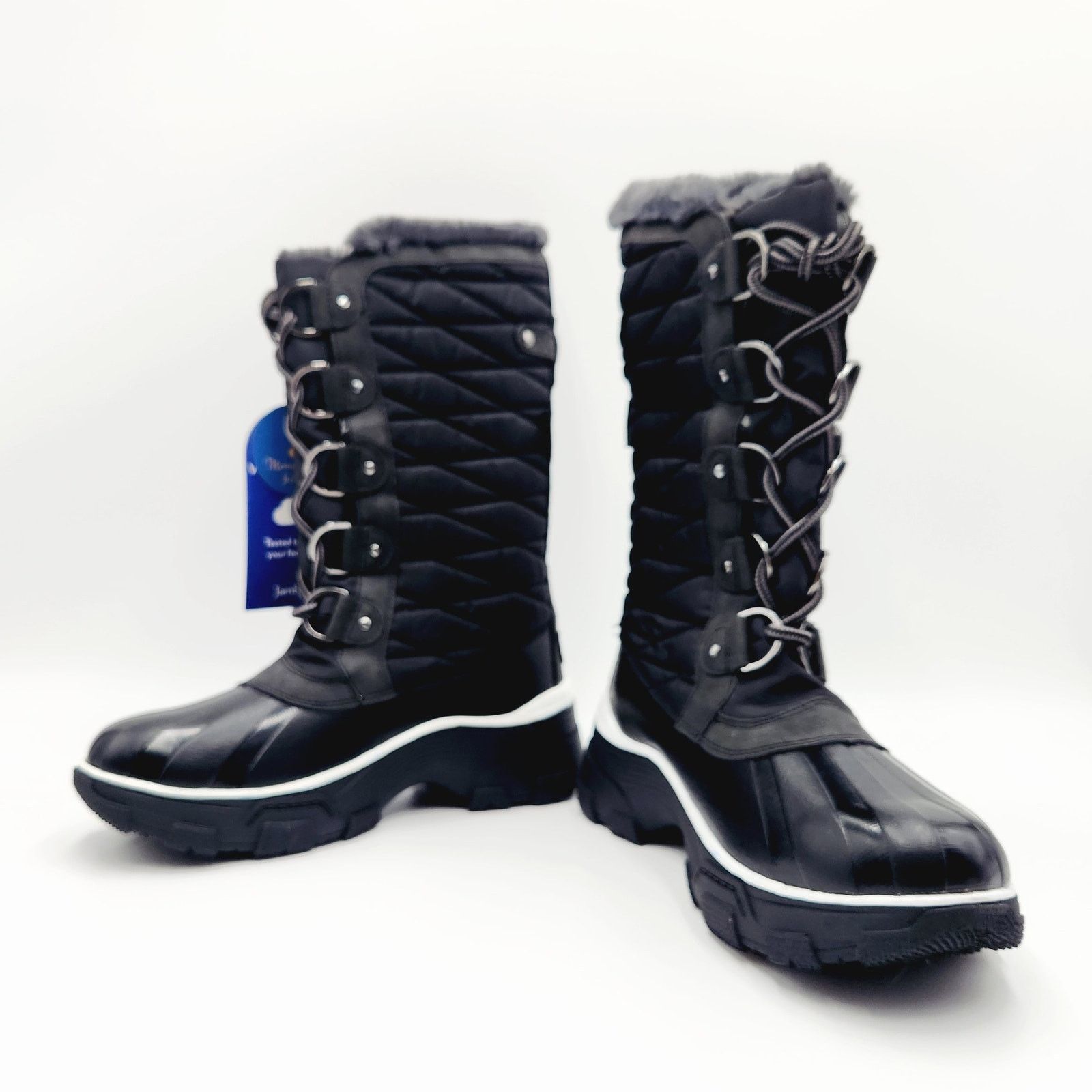The Unbranded Brand JBU by Jambu Women Black Water Resistant Winter Boots Size 6 Size US 6 / IT 36 - 6 Thumbnail