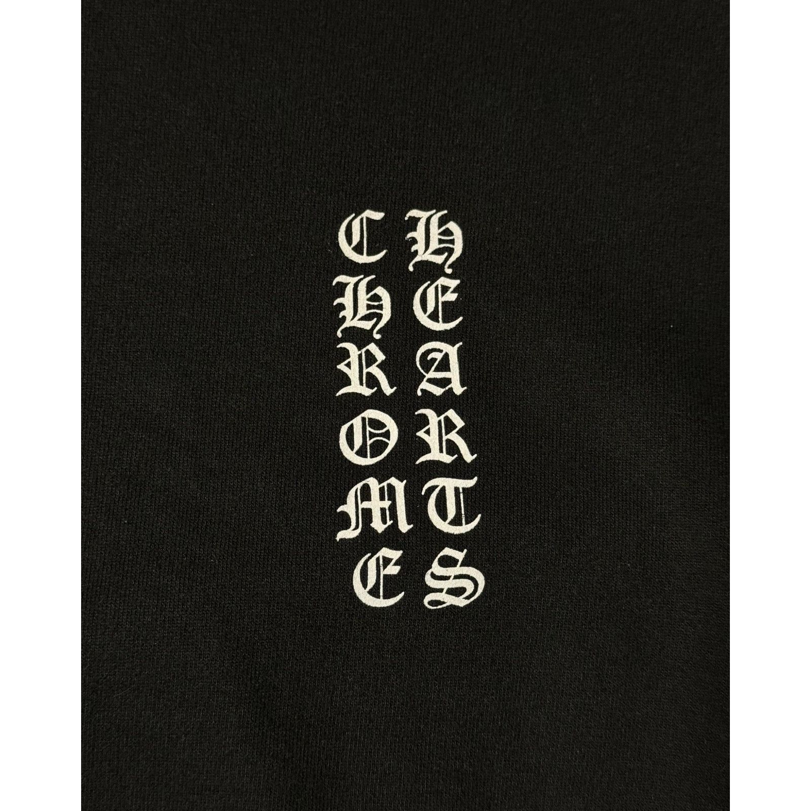 Chrome Hearts Chrome Hearts Black Scroll Logo Hoodie Size US XXL / EU 58 / 5 - 5 Thumbnail