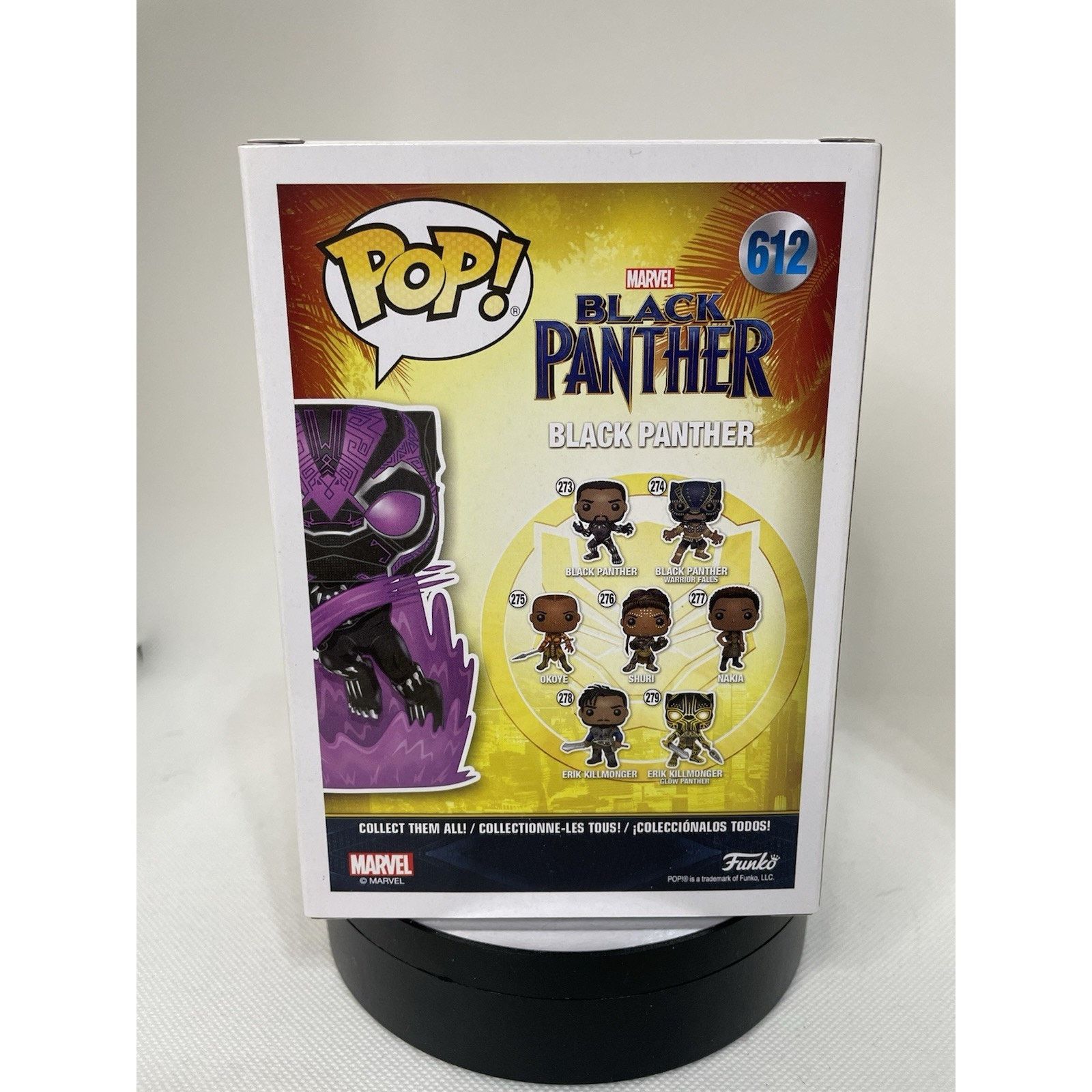 Marvel Comics Funko Pop! Vinyl: Marvel - Black Panther 612 - Glow Size ONE SIZE - 5 Thumbnail