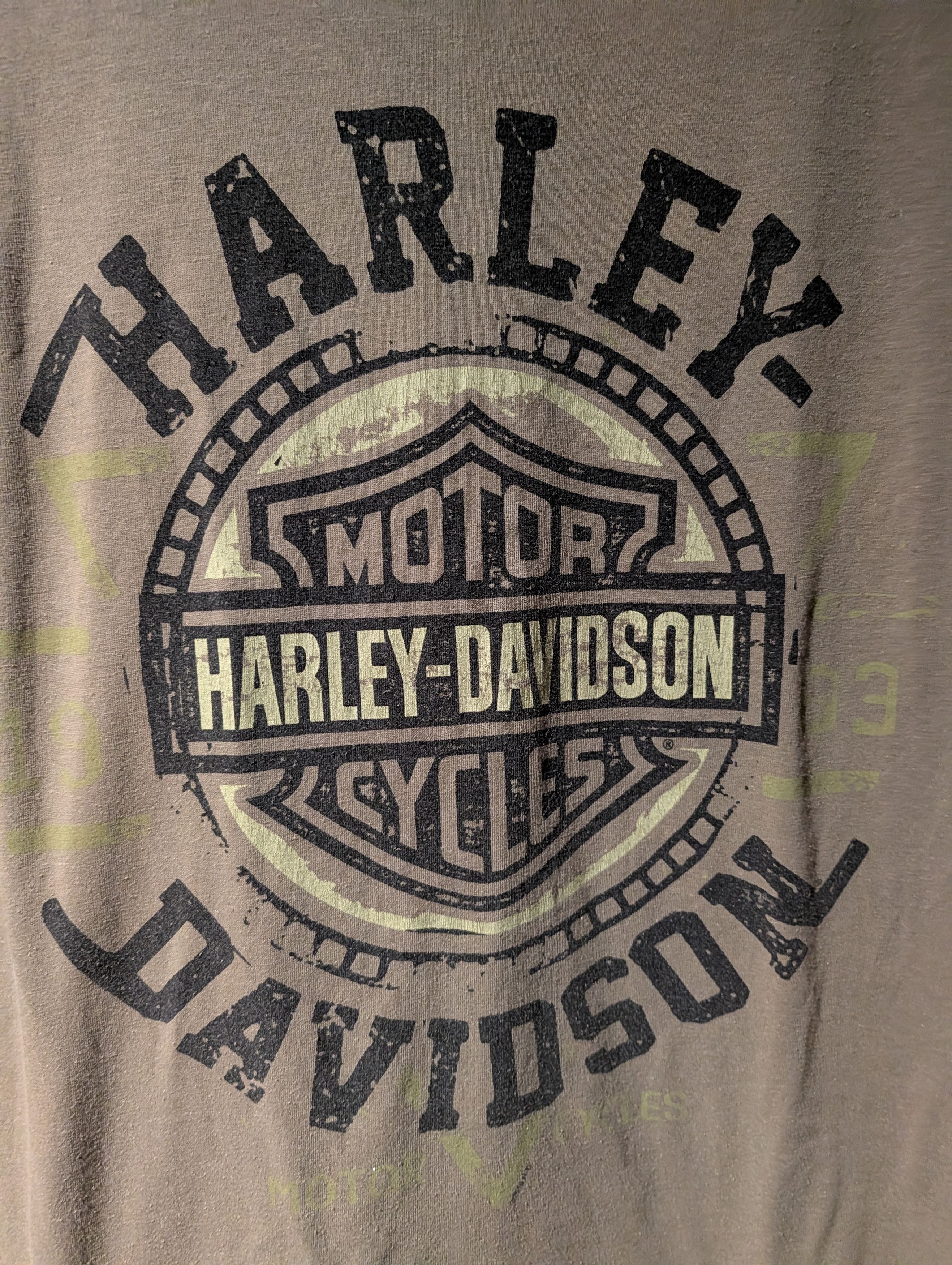 Harley Davidson Harley-Davidson Virginia Beach Southside Green T-Shirt Size US L / EU 52-54 / 3 - 2 Thumbnail