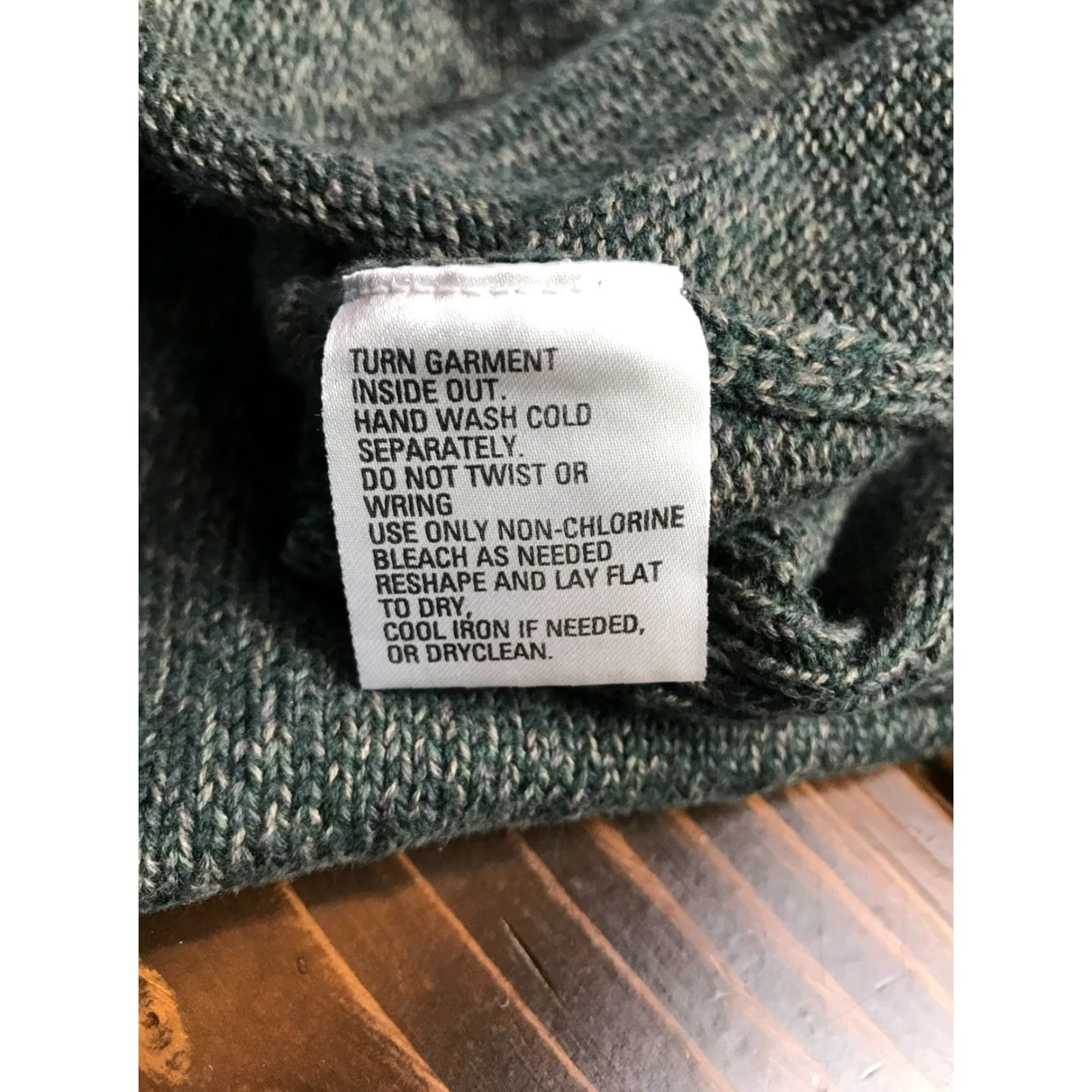 Vintage Latitude Sweater Men's Size Large V-Neck Pullover Long Sleeve Gray Tan Brown Knit Regular Fall Winter Casual Men Size US L / EU 52-54 / 3 - 8 Thumbnail