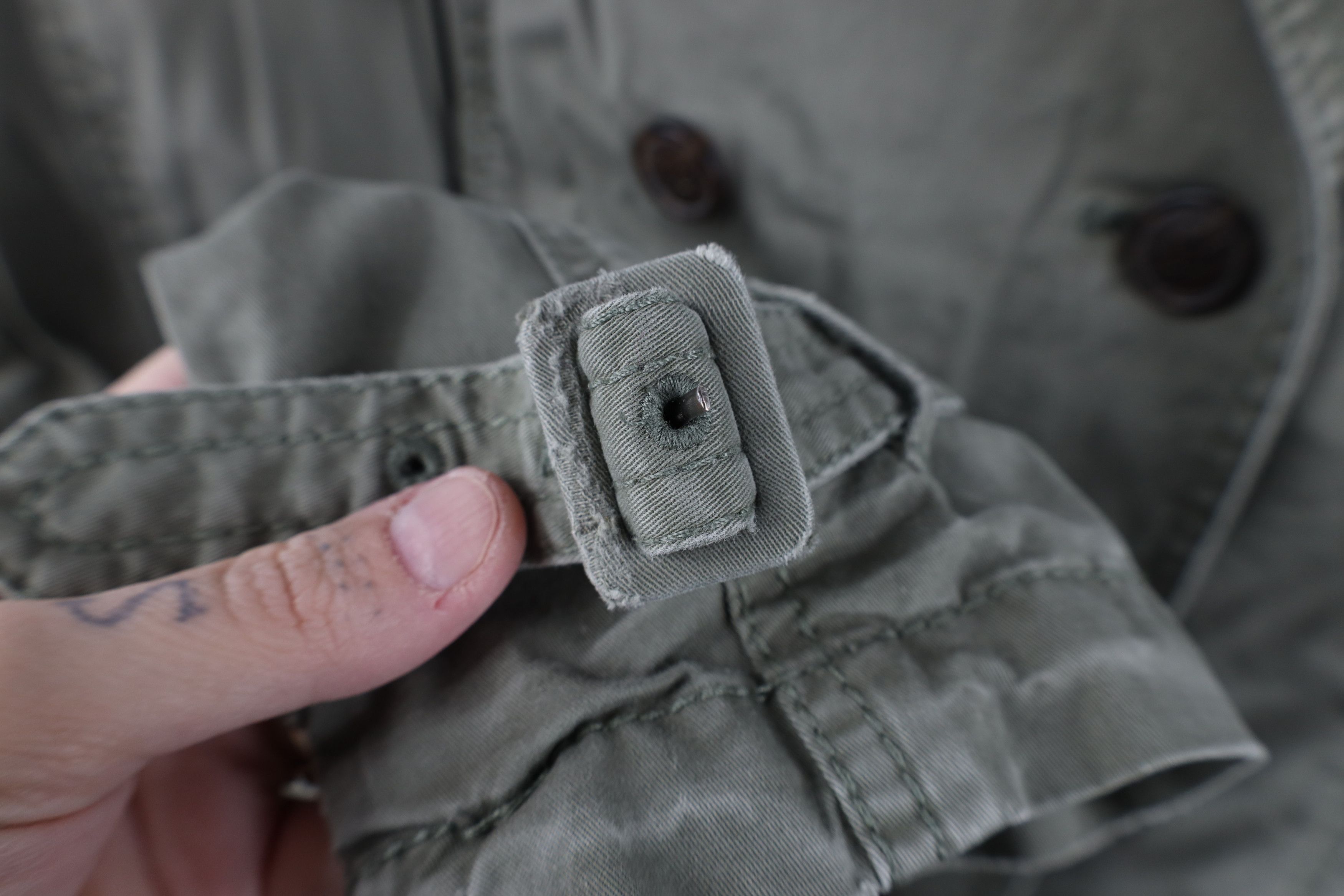 Abercrombie & Fitch Vintage Y2K Abercrombie & Fitch Military Jacket Green Size L / US 10 / IT 46 - 4 Thumbnail