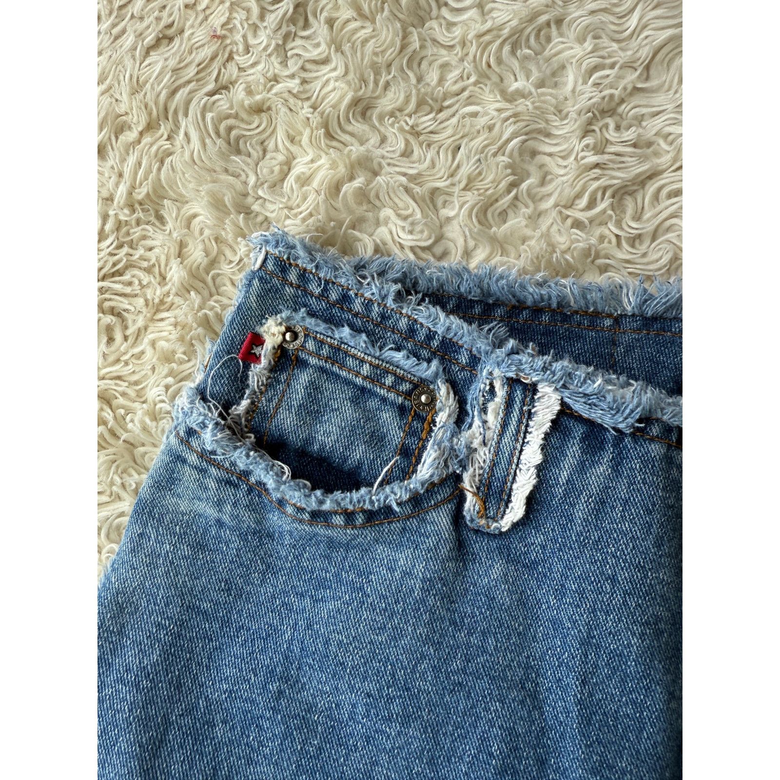 Other Y2K Zana Di Front Slit Denim Maxi Skirt size 5 Size 27" / US 4 / IT 40 - 4 Thumbnail