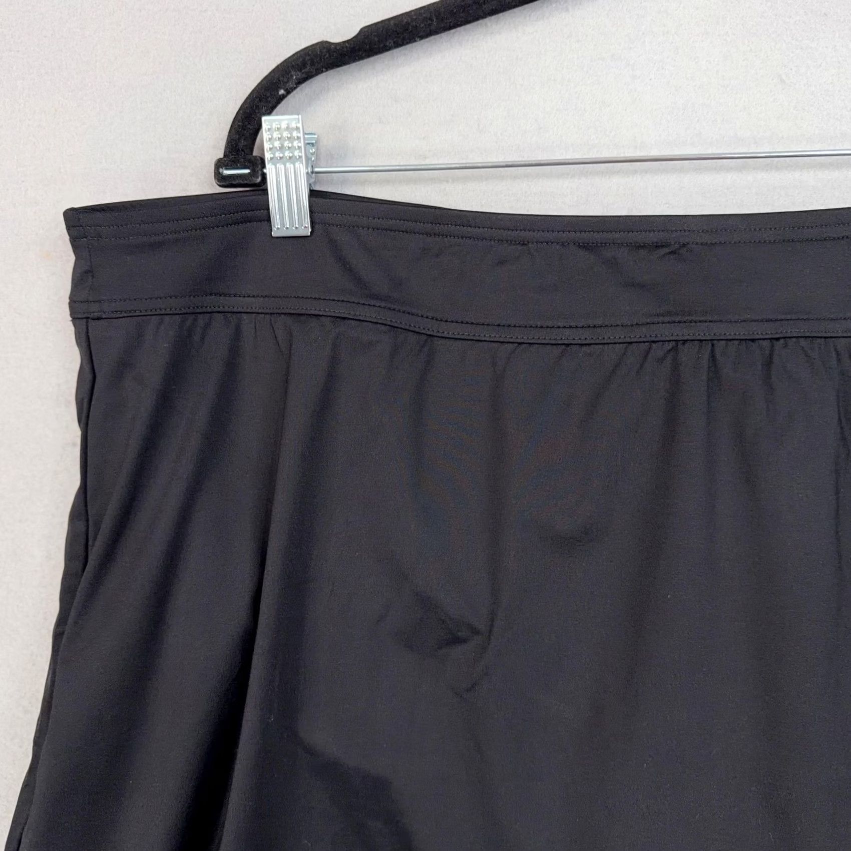 Lands' End Lands' End Swim Skirt Womens 22W Black Built In Brief Elastic Waist Swimwear Xtra Size 40" / US 18 - 2 Thumbnail