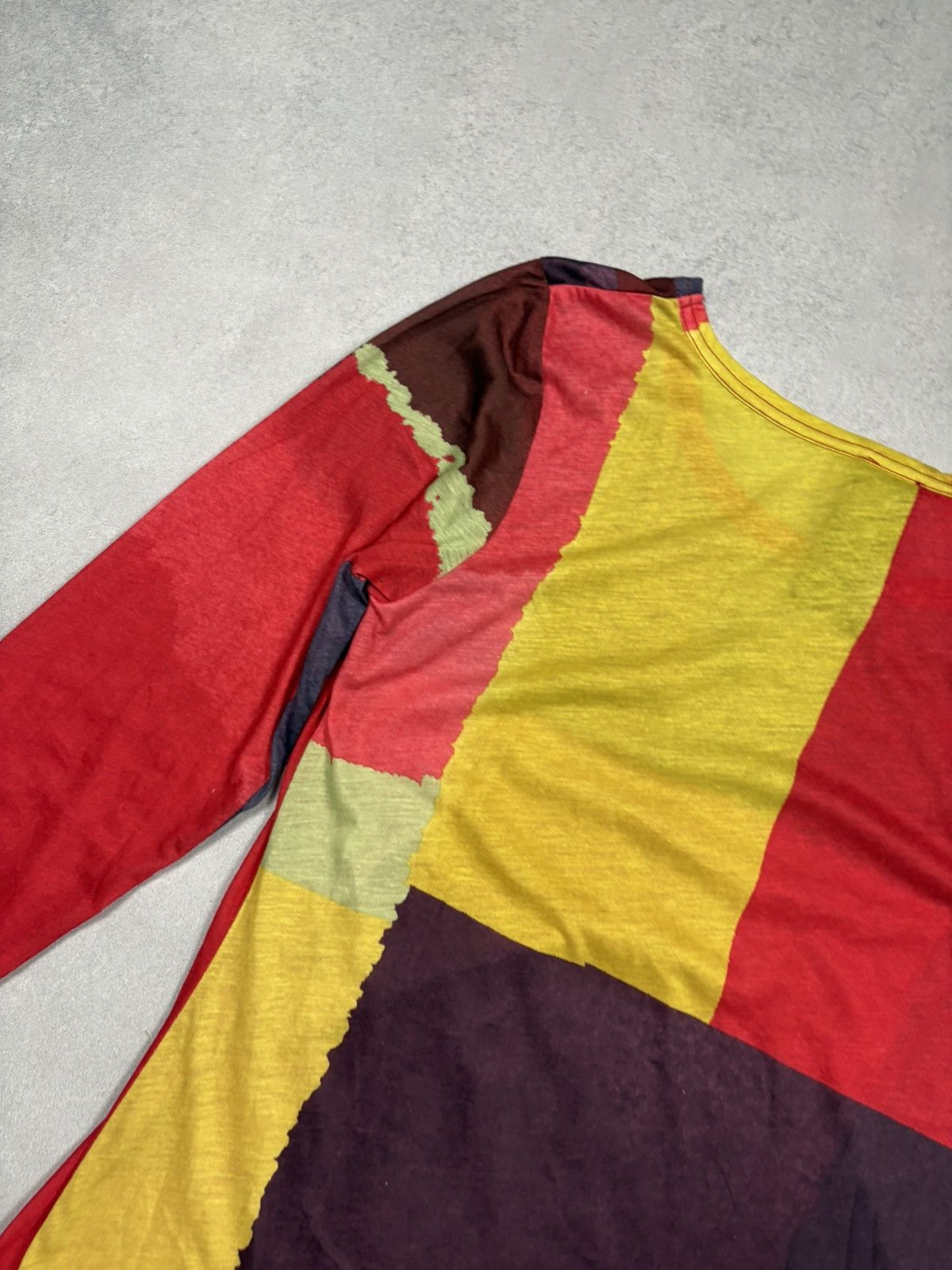 Rundholz Rundholz Abstract Color Block Mesh Long Sleeve Top Size M Size M / US 6-8 / IT 42-44 - 17 Thumbnail