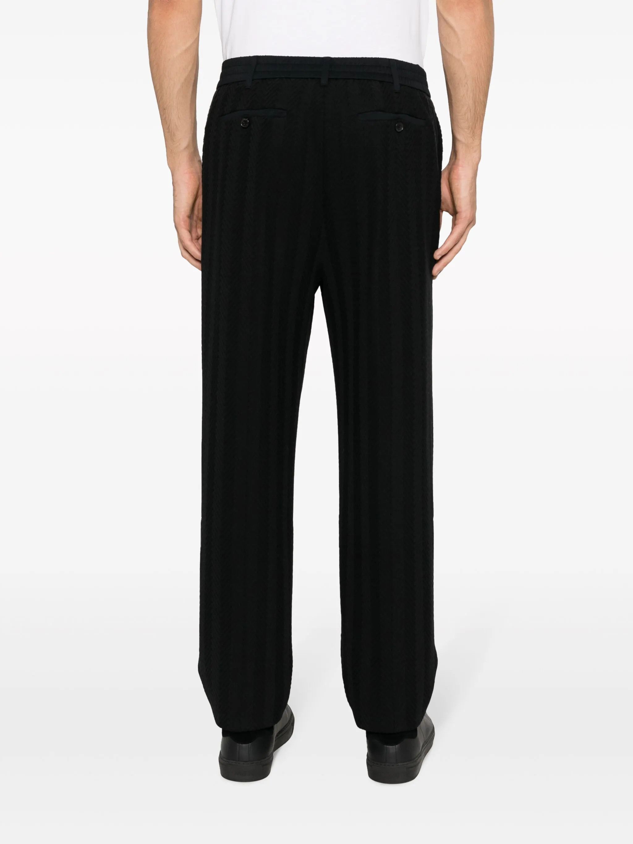 Missoni o1y0225 Casual Pant in Black Size US 34 / EU 50 - 4 Thumbnail