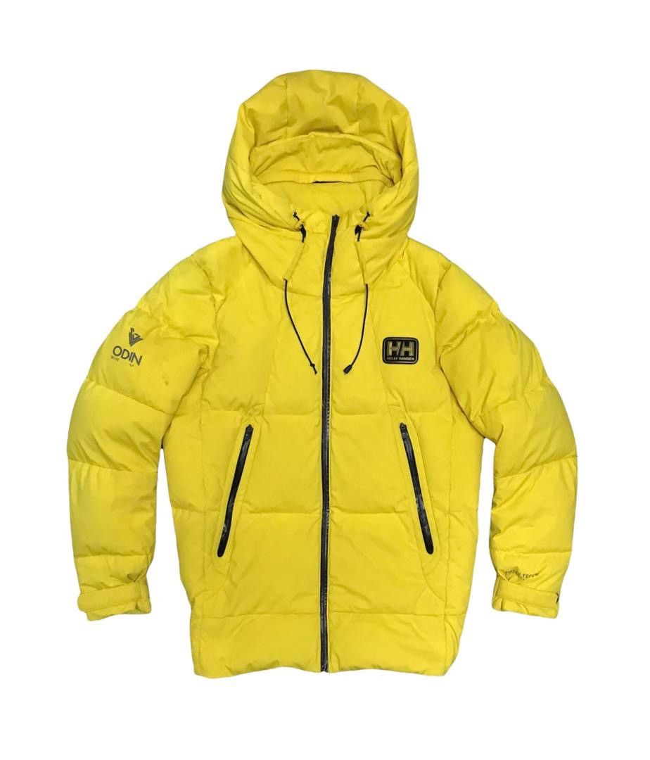Helly Hansen × Vintage STEAL💥Helly Hansen Duck Down Yellow Puffer Jacket Size US M / EU 48-50 / 2 - 1 Thumbnail
