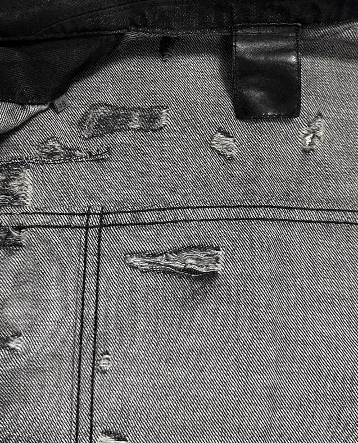 Dior Waxed Ripped Denim Jacket. Size US S / EU 44-46 / 1 - 7 Thumbnail