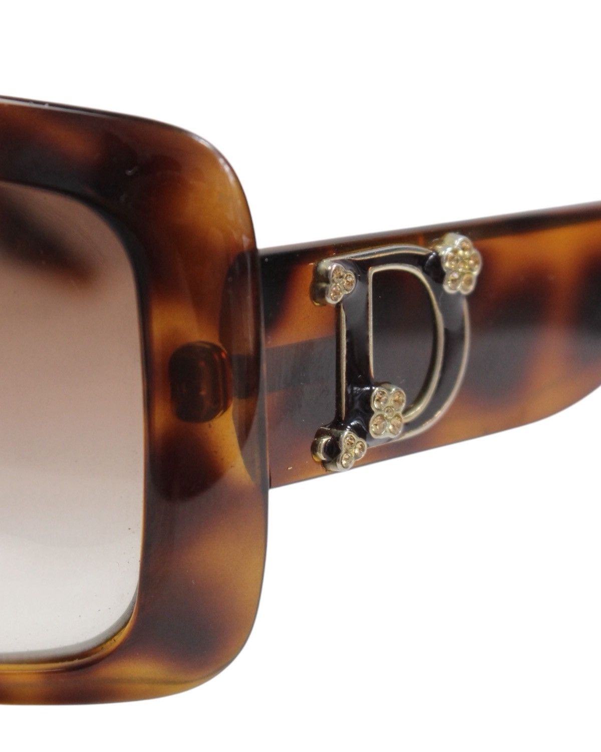 Christian Dior Monsieur 1990S DIOR COUTURE 1 OPTYL TURTLE SUNGLASSES Size ONE SIZE - 7 Thumbnail