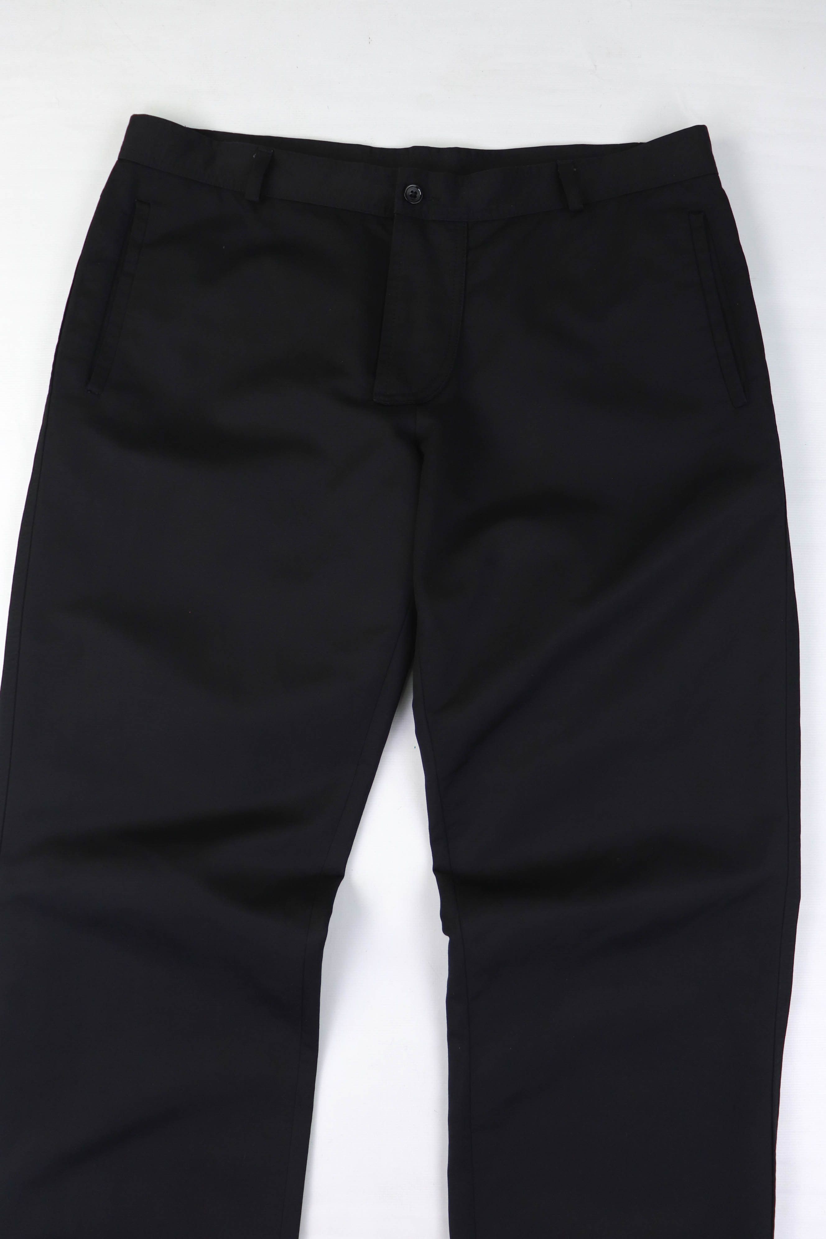 Vintage Daniele Alessandrini Italia Black Cotton/Wool Pants