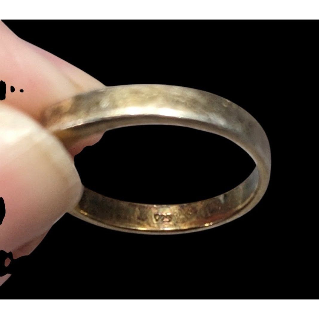 Other Minimalist Gold Tone Over Sterling Silver Single Cubic Zirco Size ONE SIZE - 6 Thumbnail