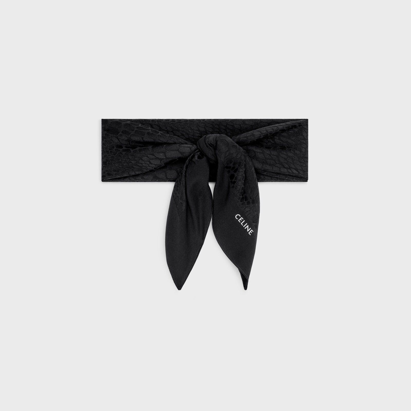 Celine o1bcso1str1225 2AWB6686U Size: OS / Scarf in Black Size ONE SIZE - 3 Thumbnail