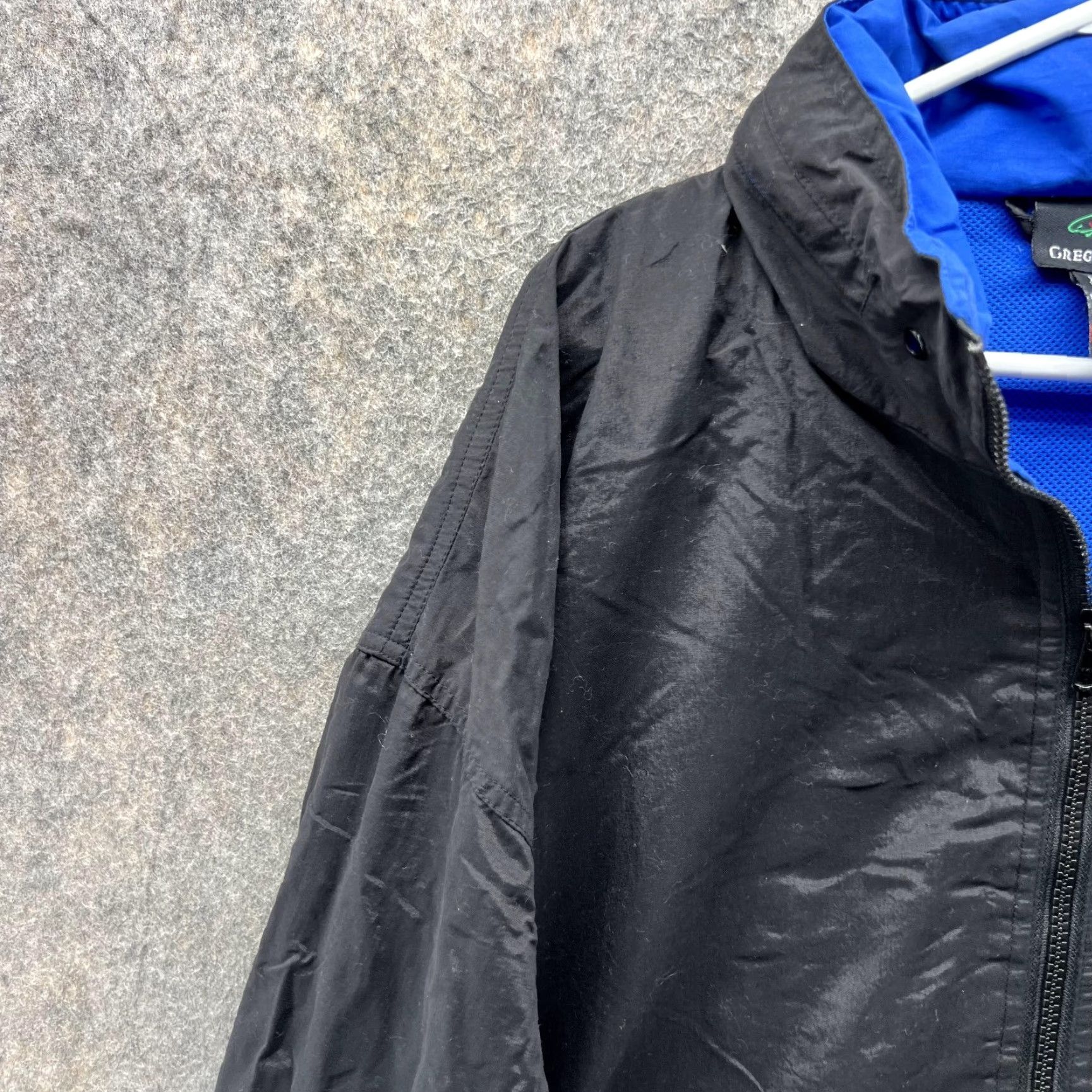 Vintage VINTAGE Greg Norman Windbreaker Jacket Men XL Black Full Zip Sherbrooke Golf Club Vtg Size US XL / EU 56 / 4 - 3 Thumbnail
